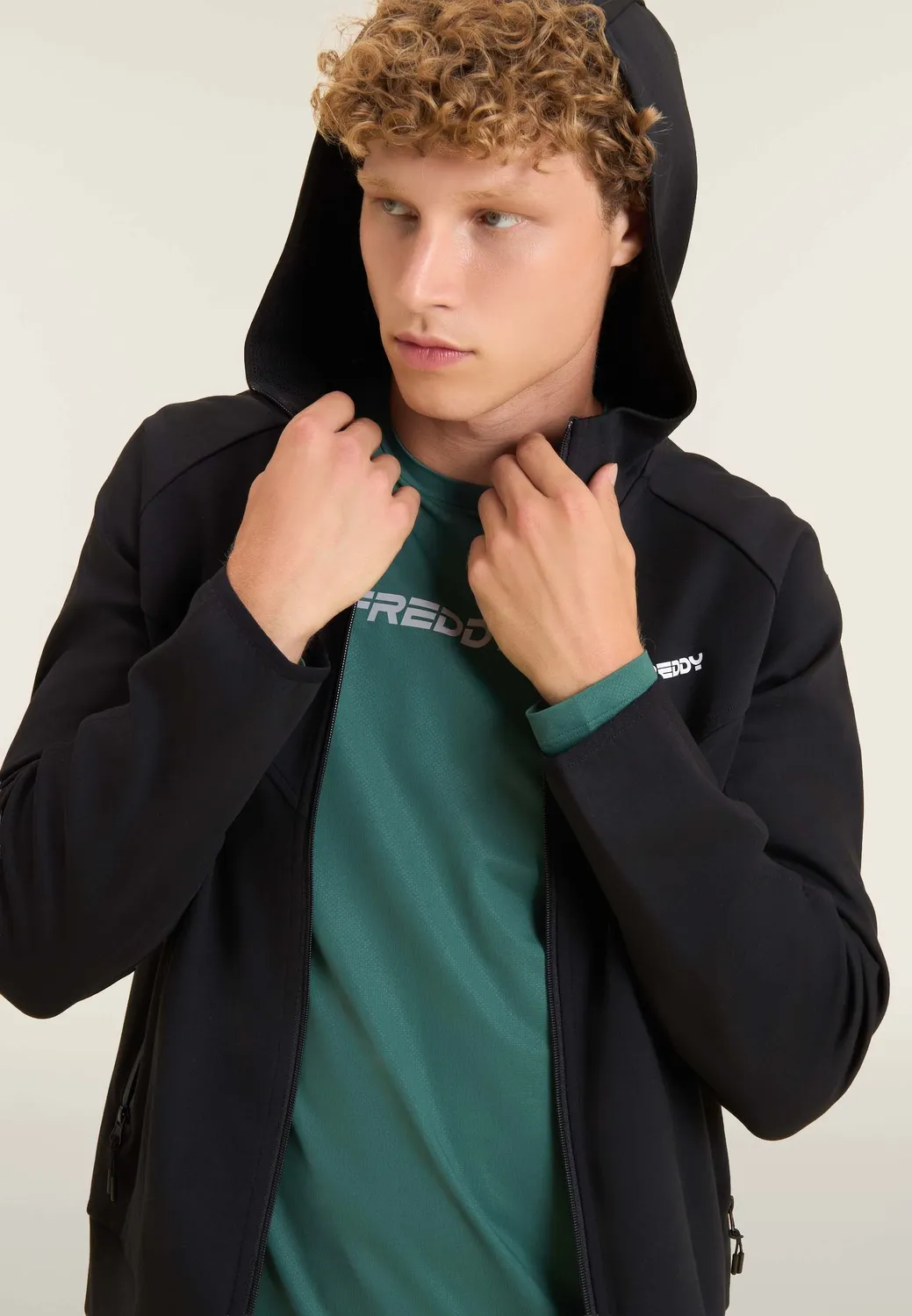 Freddy Full-Zip Hoodie Herren Dark Sapphire Mesh
