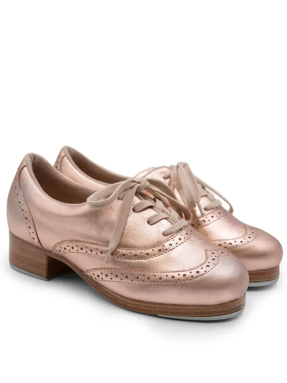 Capezio Classics 960F Roxy Steppschuhe Gold Leder Tele Tone