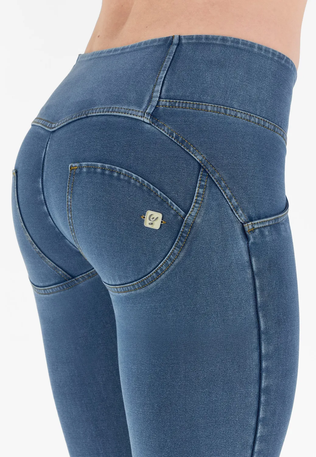 Freddy WR.UP 7/8 Superskinny Jeggings Gray Jeans Bio-Baumwolle