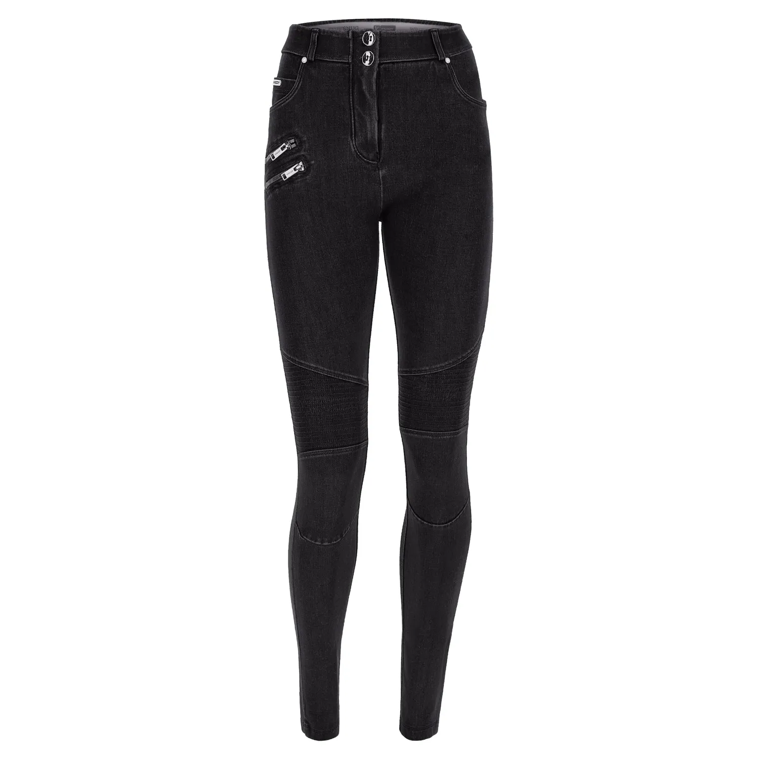 Freddy WR.UP Biker Jeans Superskinny Dark Jeans Hoher Bund