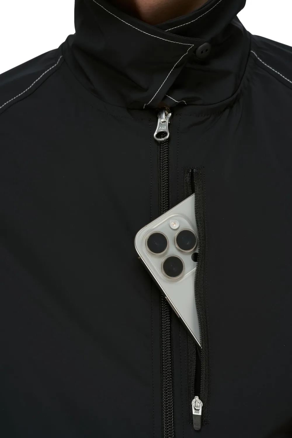 UNNA Run Wild Shirt Overshirt Herren Schwarz elastisch