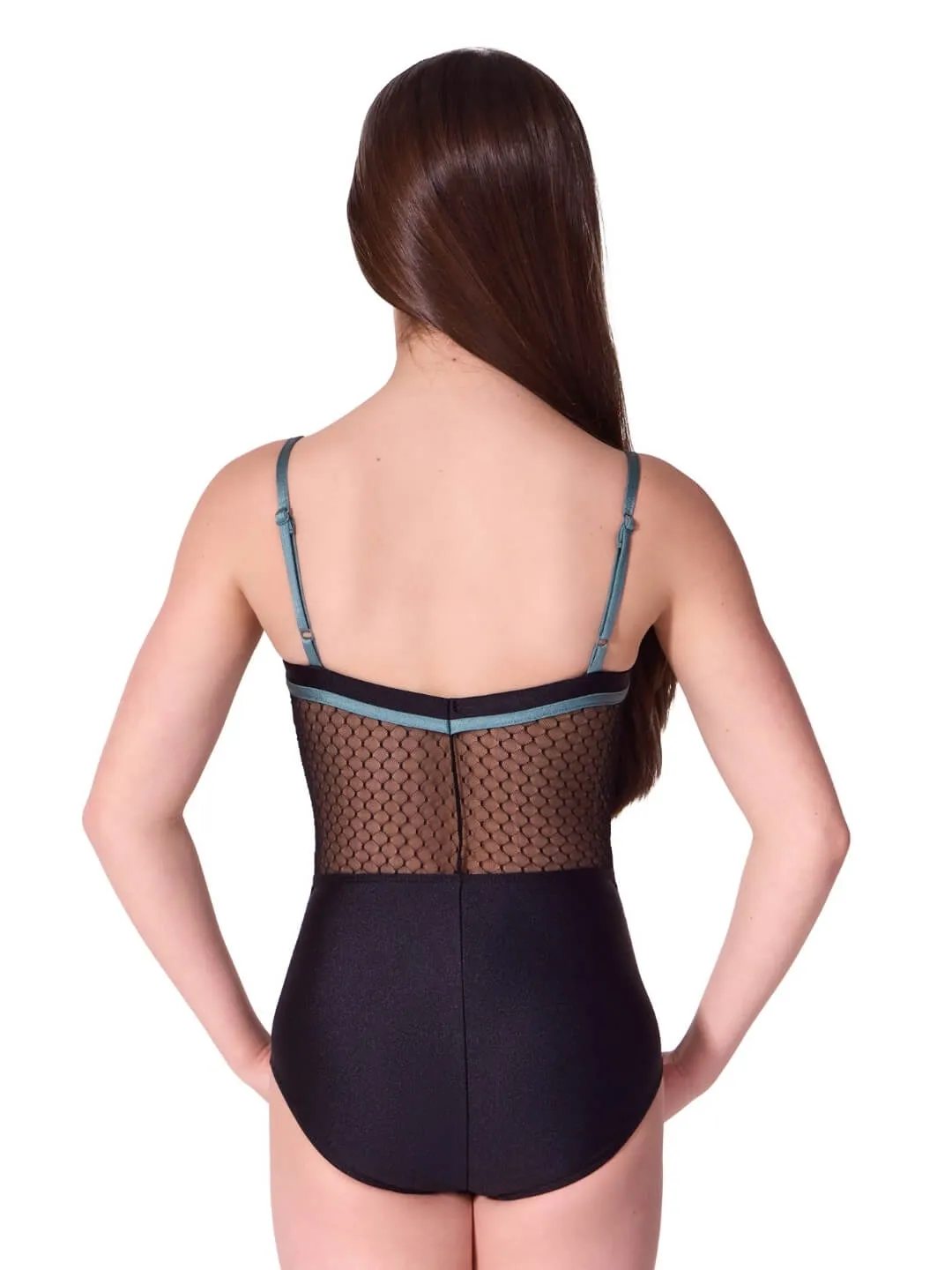 Capezio Enchanted Contrast F12608T Trikot Schwarz
