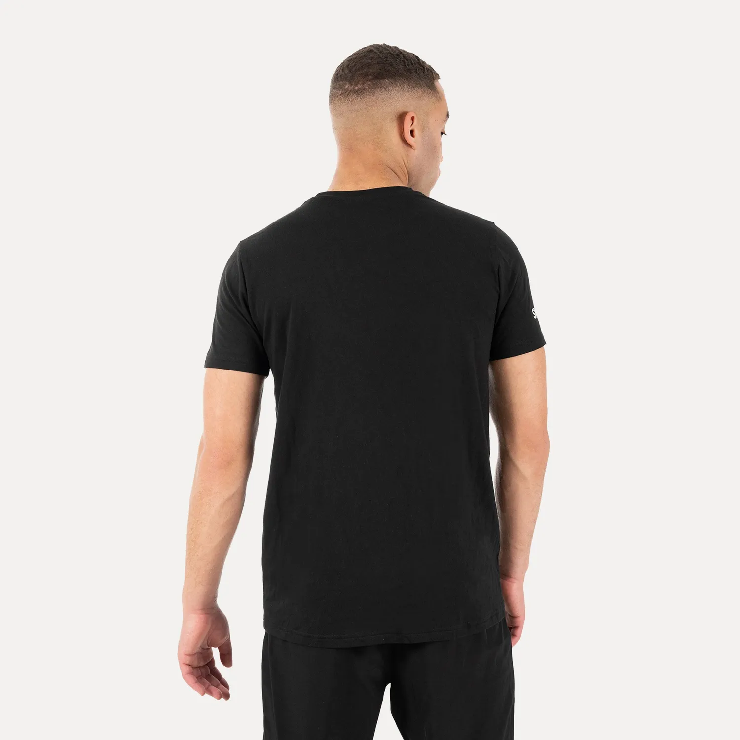 Smilodox Basic Norven T-Shirt Herren Schwarz Regular Fit