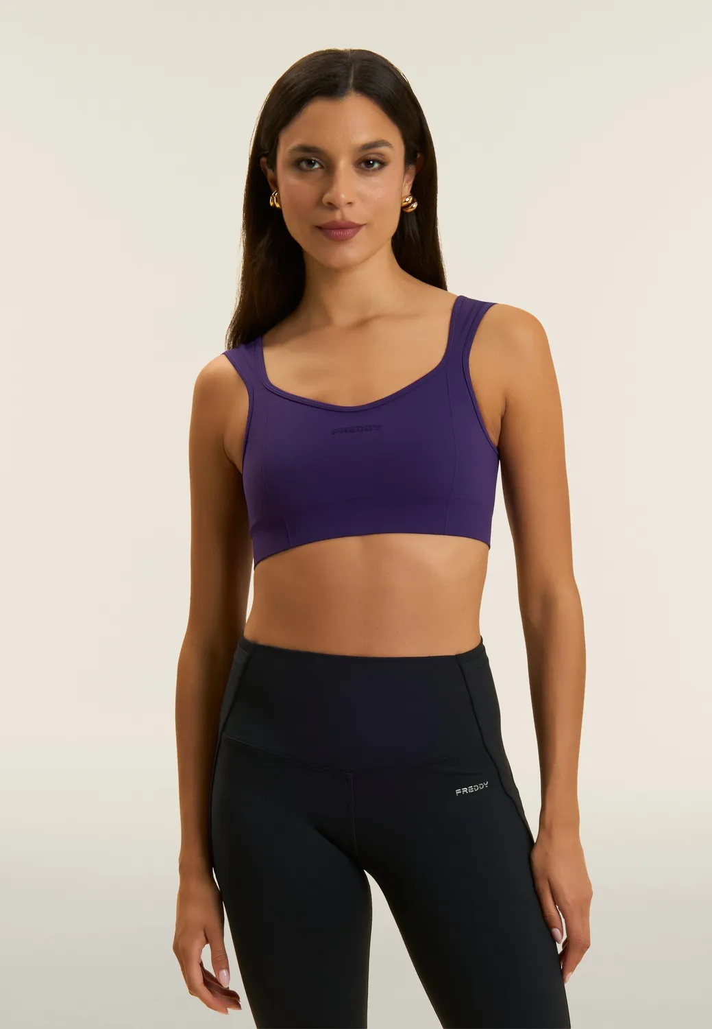 Freddy Seamless Sport-Top Purple Acai leichter Support