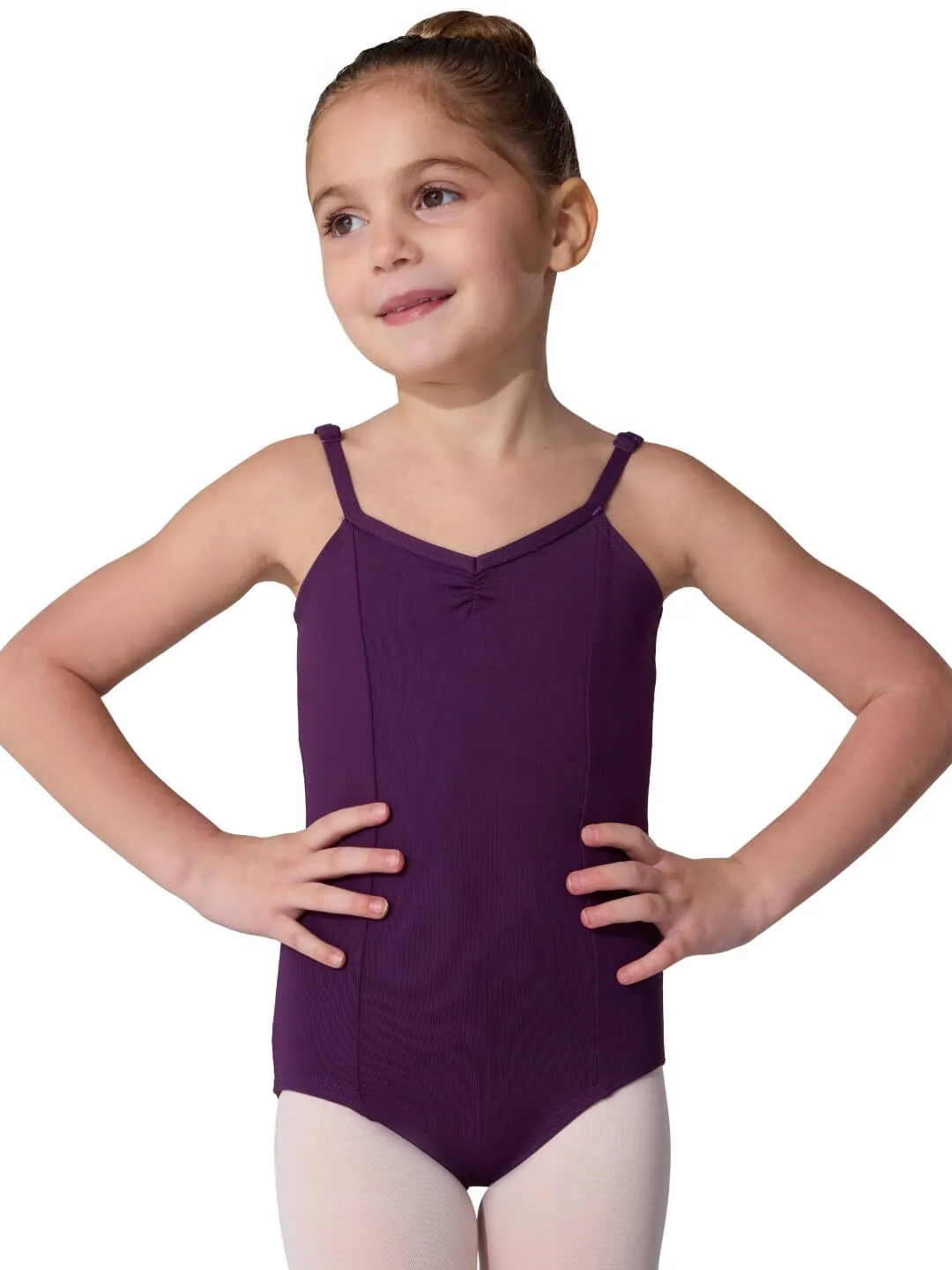 Capezio Studio Collection V Neck Trikot Navy Mädchen