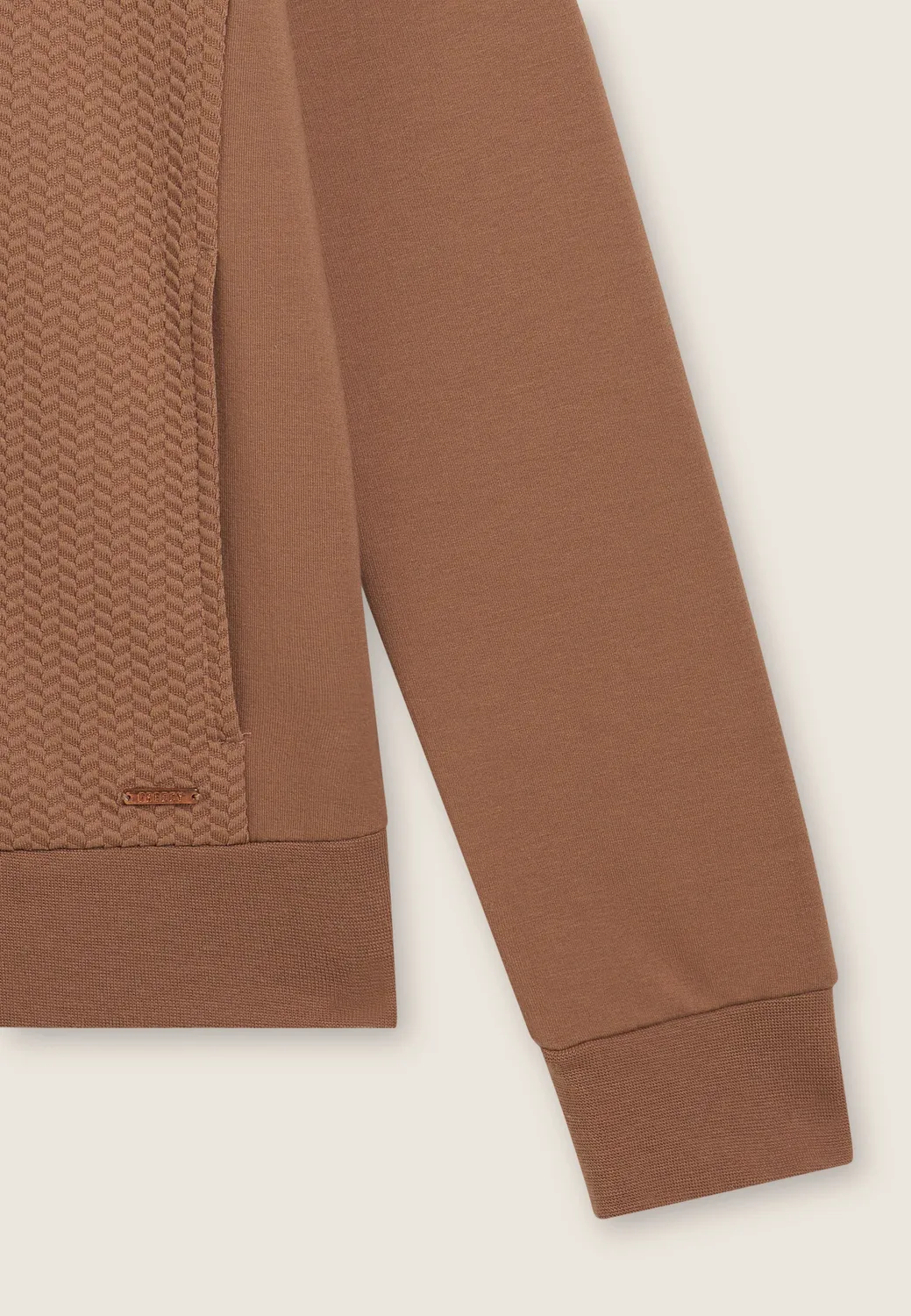 Freddy Full-Zip Sweatjacke hoher Kragen Modal