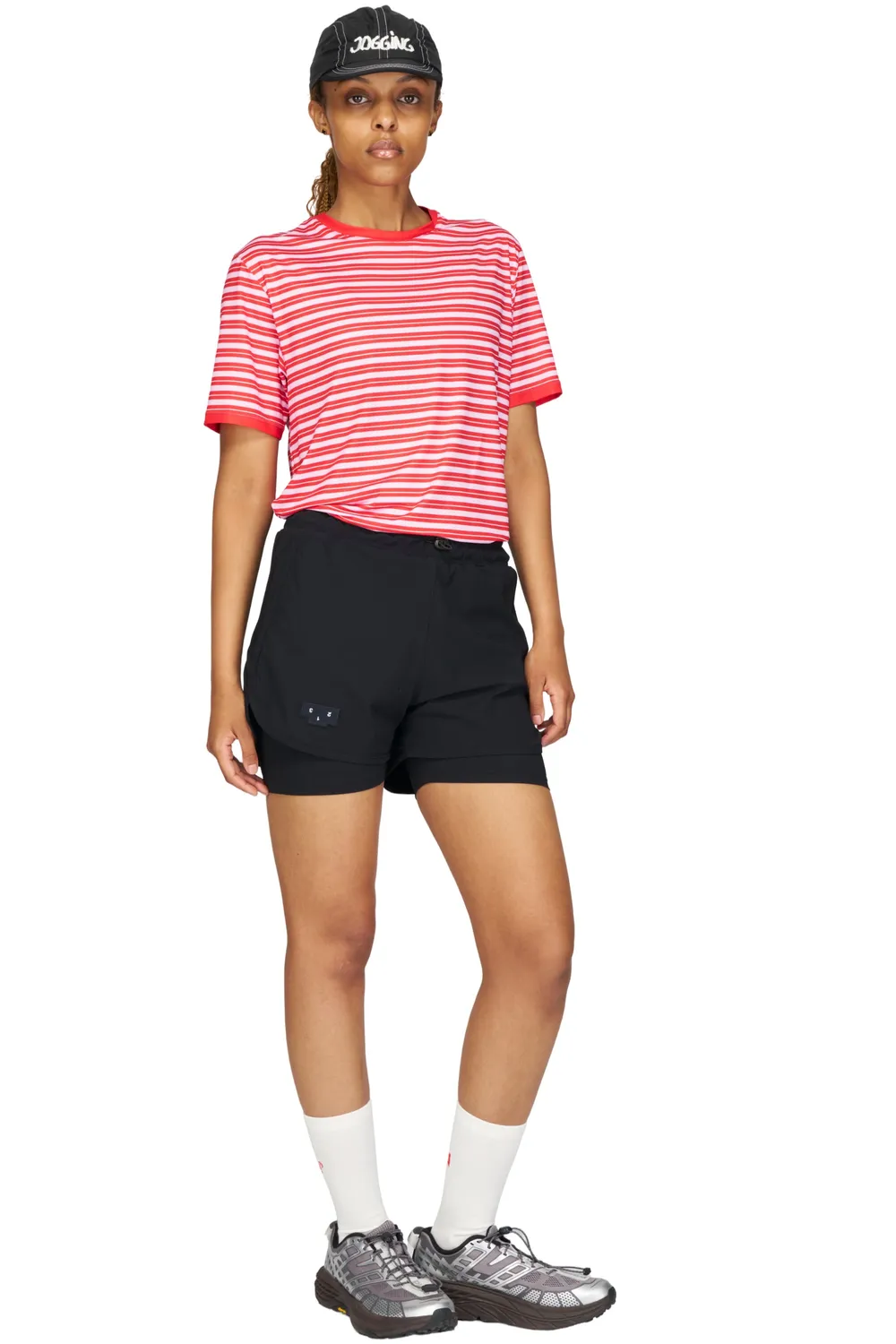 UNNA Flow Shorts 3" Laufshorts Schwarz Innenhose