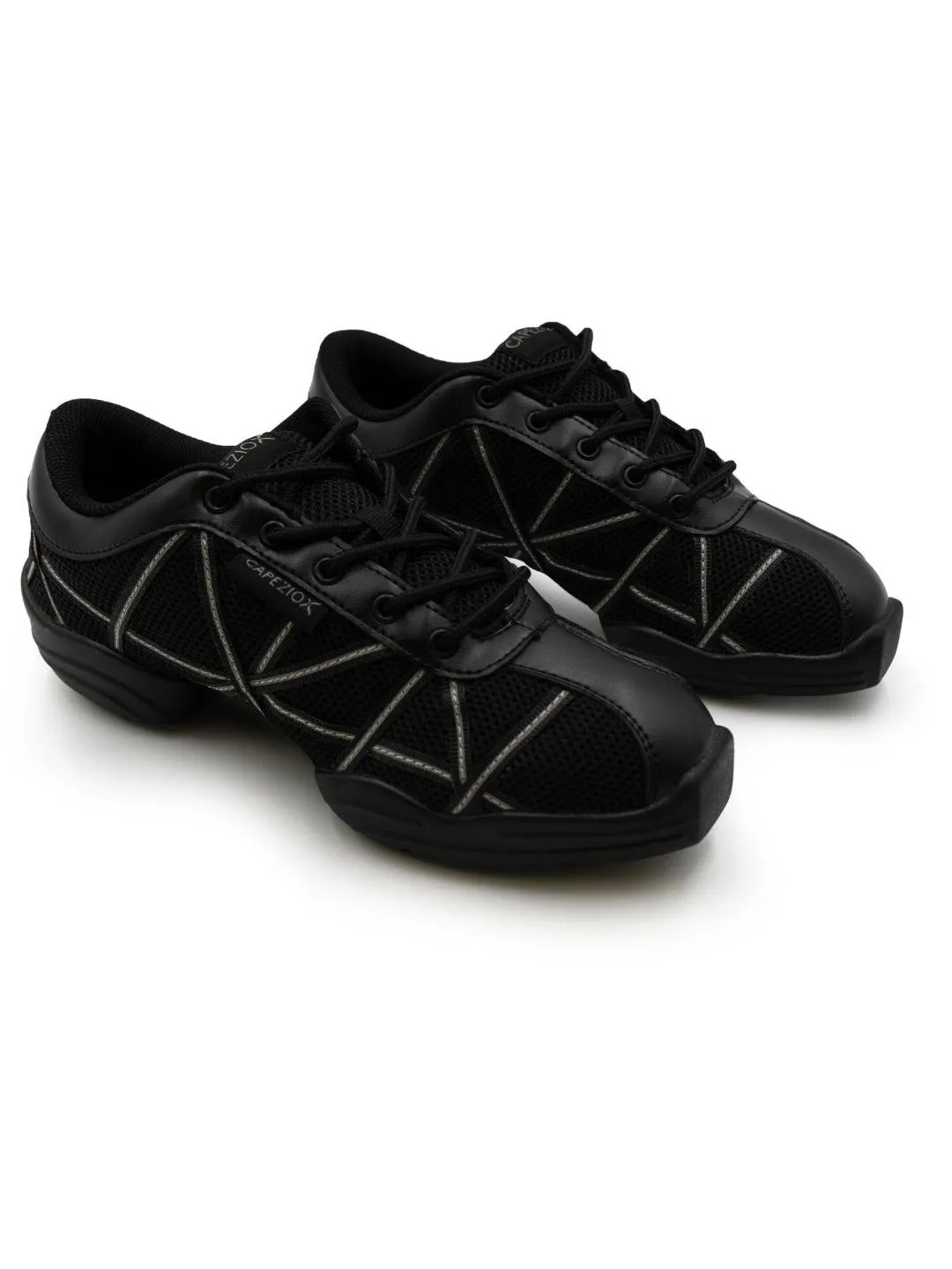 Capezio Web DS19 Dansneaker Schwarz atmungsaktiv