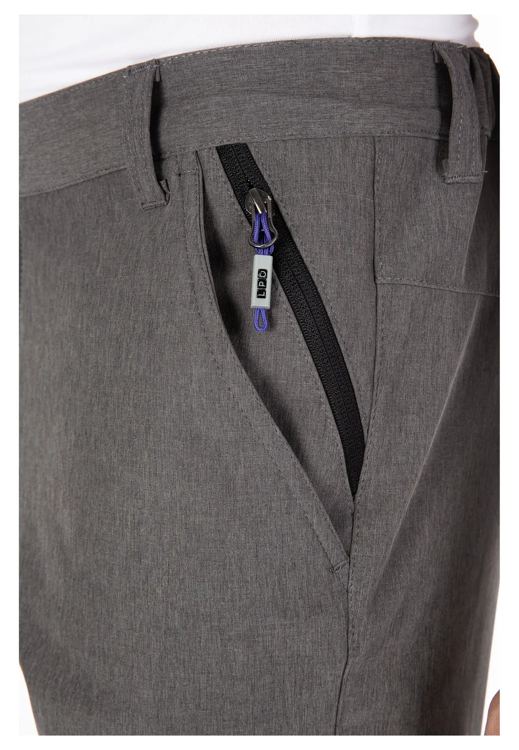 LPO Tizian Softshellhose Herren grau gefüttert