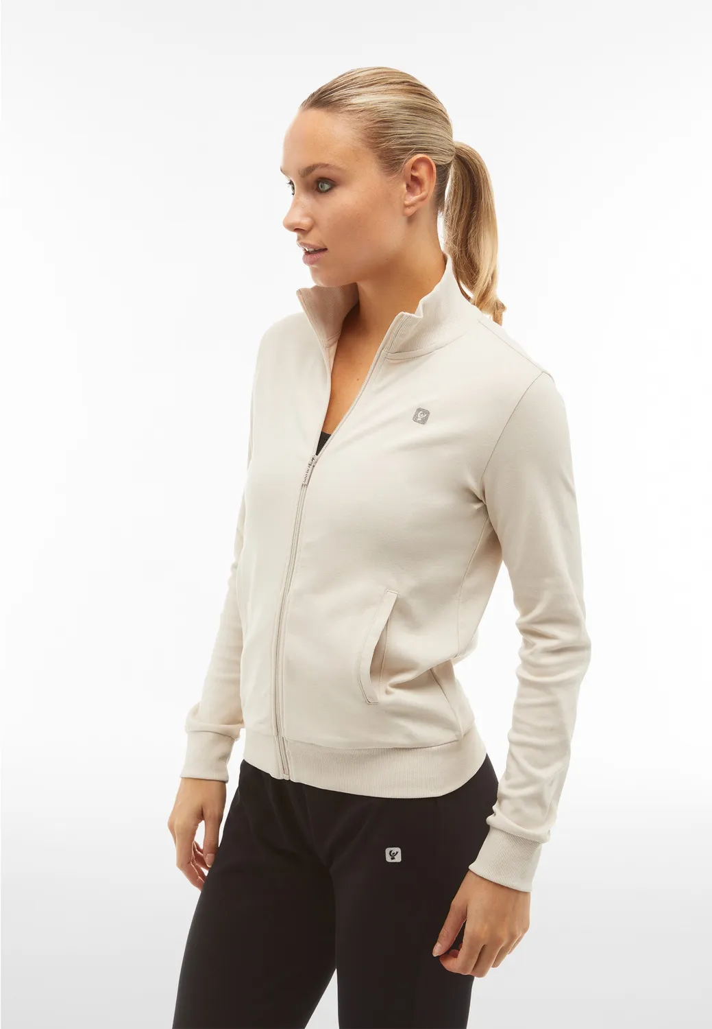 Freddy Interlock Trainingsanzug Navy Baumwolle Zip