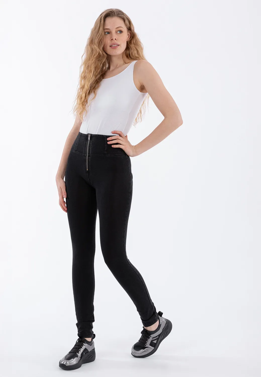Freddy WR.UP Jeans Skinny High Waist Dunkel Push-up