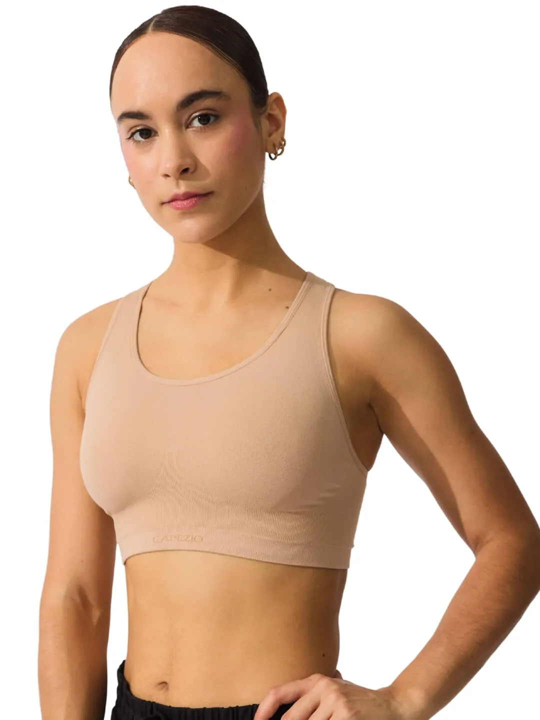Capezio Classics 3760W Sport-BH Nude Nahtlos Racerback