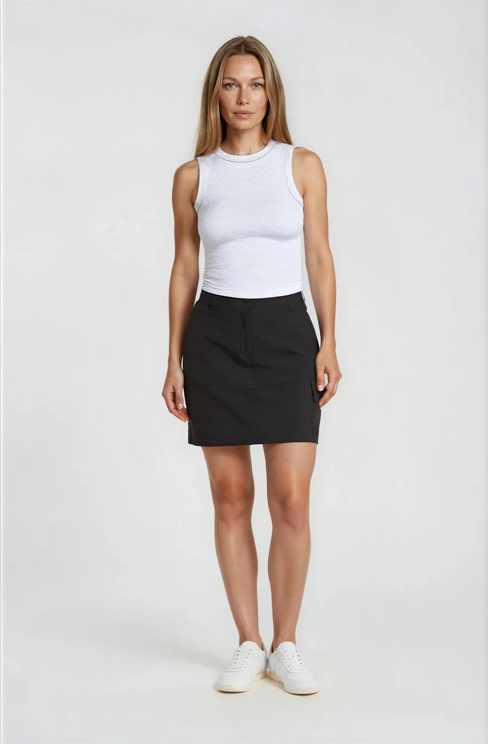 LPO Tamara Skort schwarz integrierte Shorts