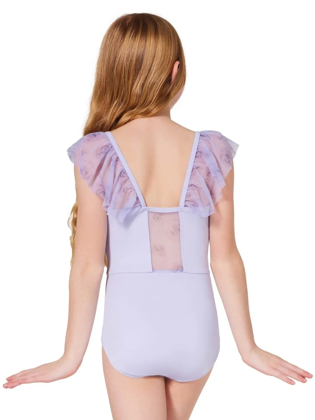 Capezio Primrose F12430C Kinder Ballettanzug Rosa Flügelärmel