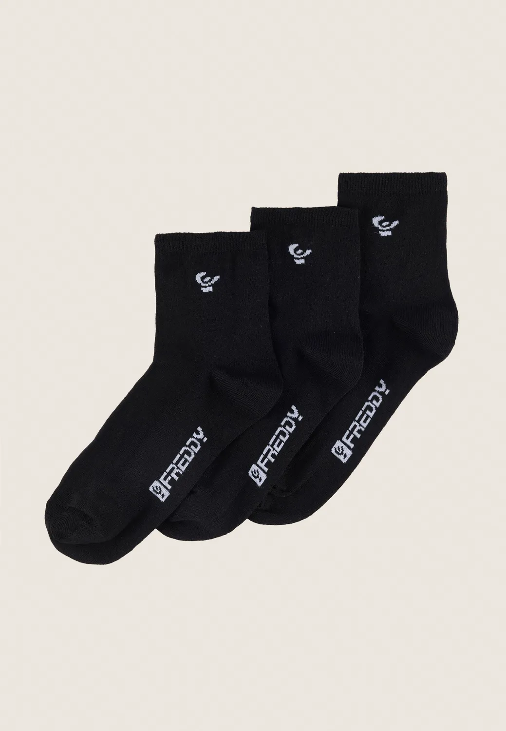 Freddy Sneaker Socken Baumwollmix 3er-Pack Blau atmungsaktiv