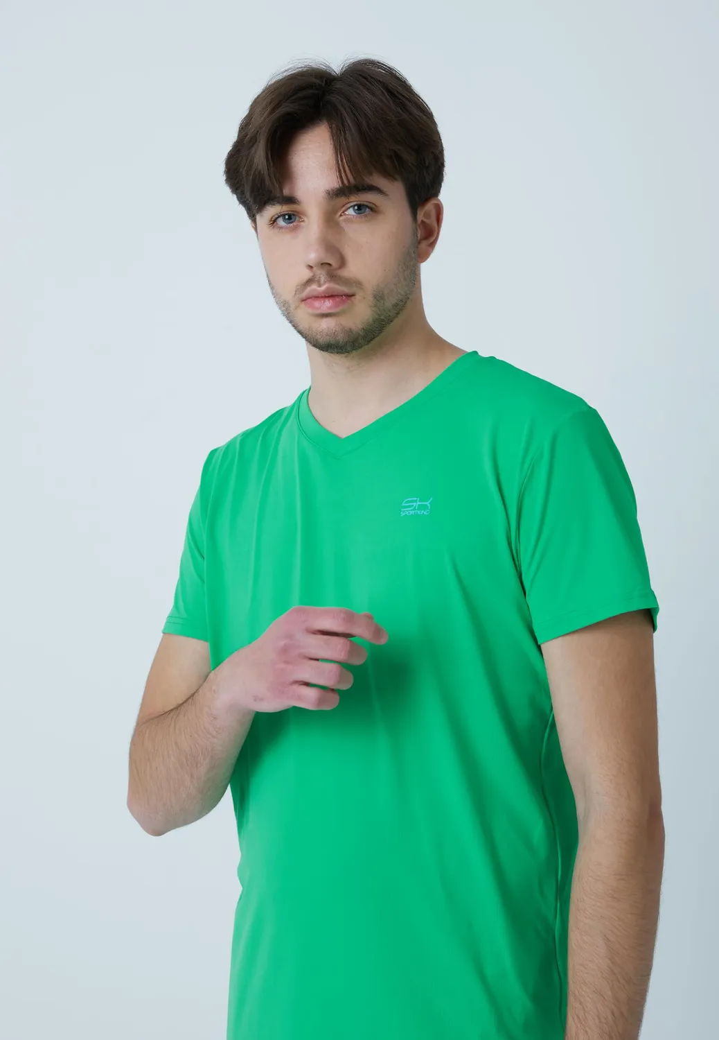 SPORTKIND T-Shirt V-Ausschnitt XL atmungsaktiv UV-Schutz