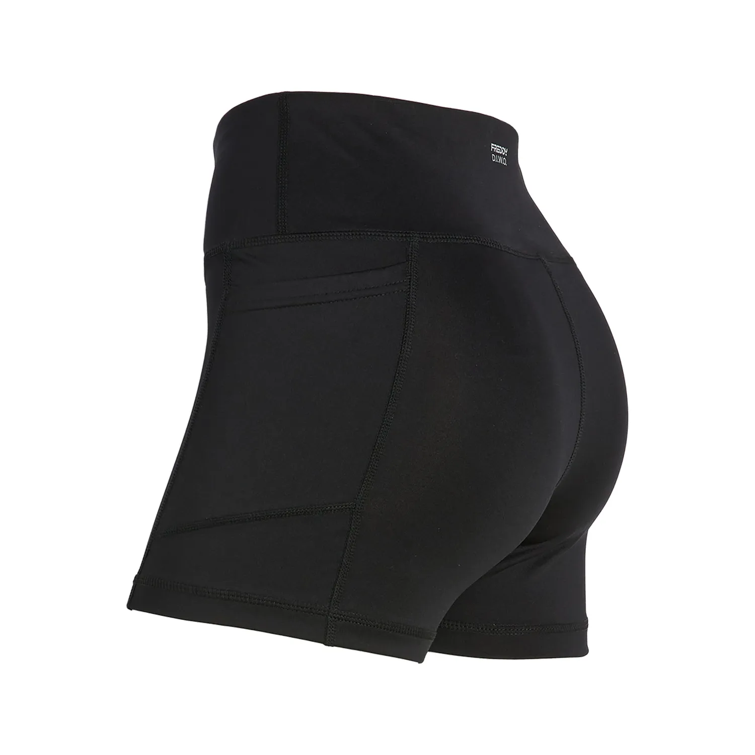 Freddy SuperFit Short Leggings Schwarz hoher Bund