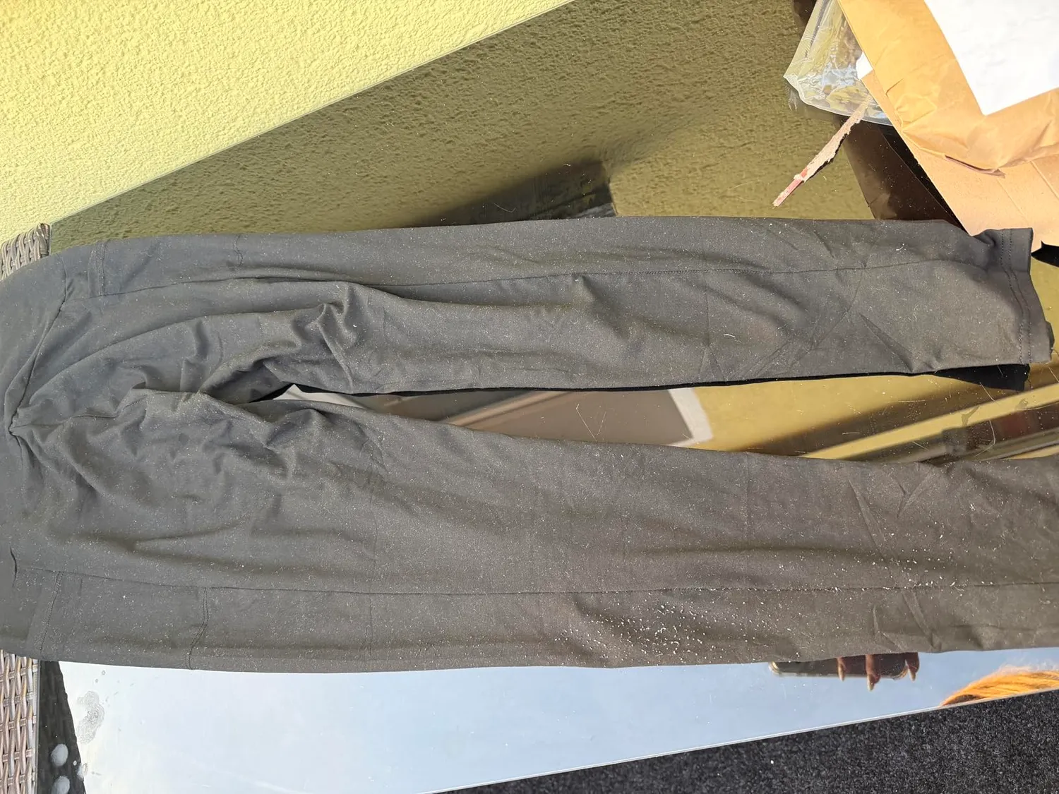 SINOPHANT Umstandsleggings Damen Braun S mit Taschen