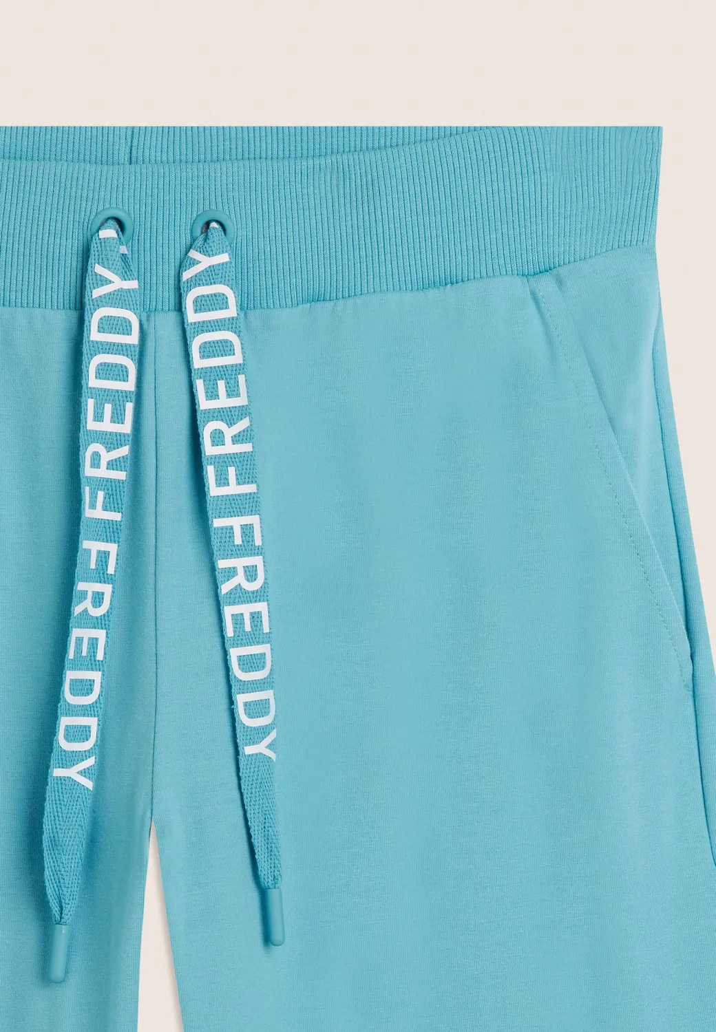 Freddy Corsaro Caprihose Dark Sapphire Glitzerlogo