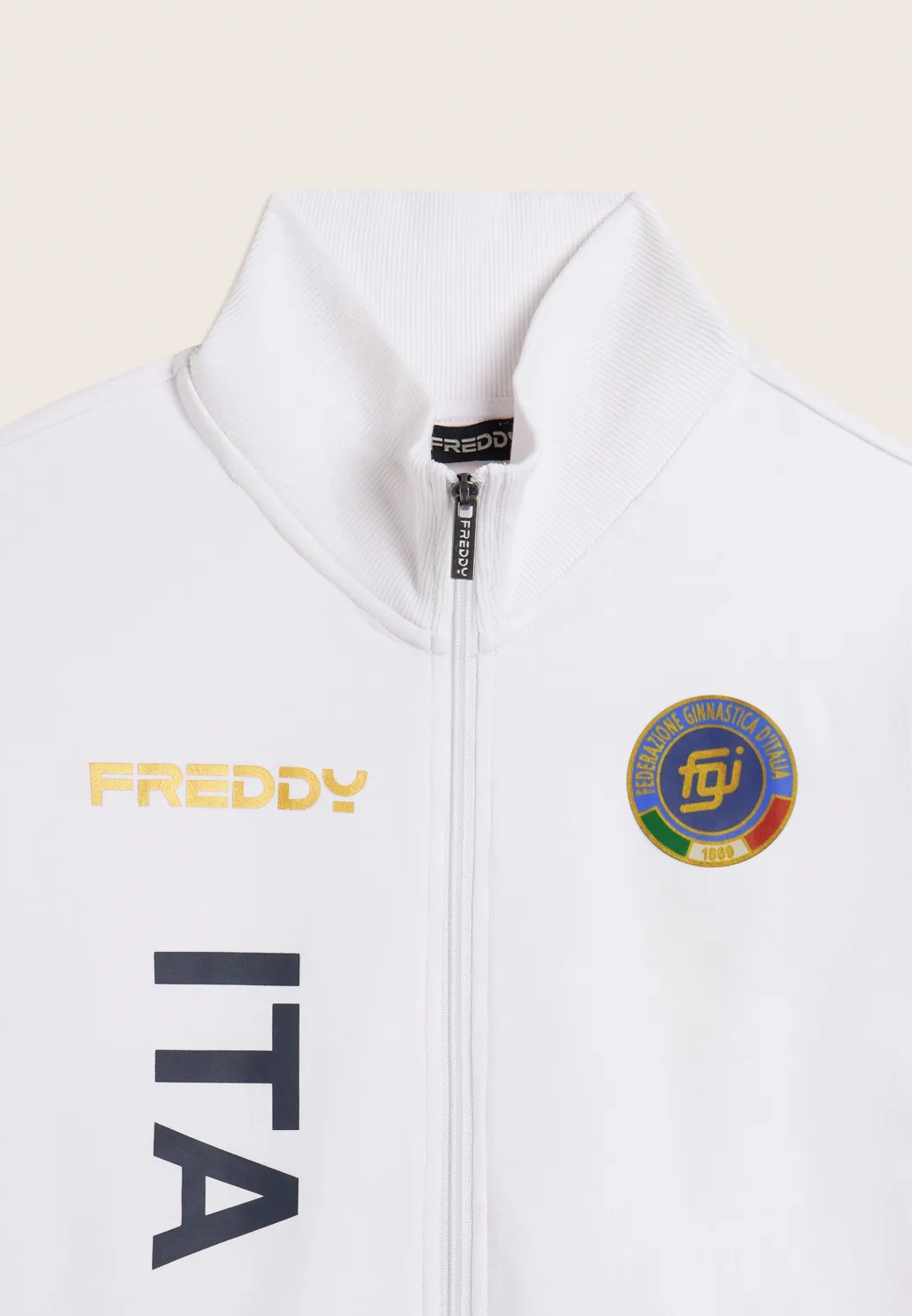 Freddy FGI Italia Damen Trainingsanzug Weiß-Blau