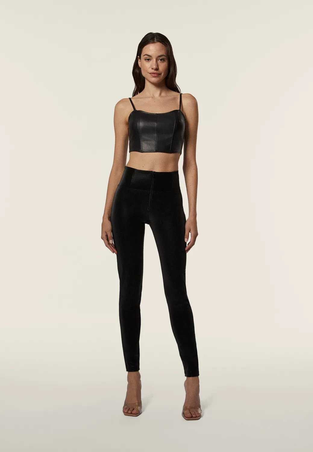 Freddy WR.UP Push-up-Hose Demitasse Glanz-Kunstleder