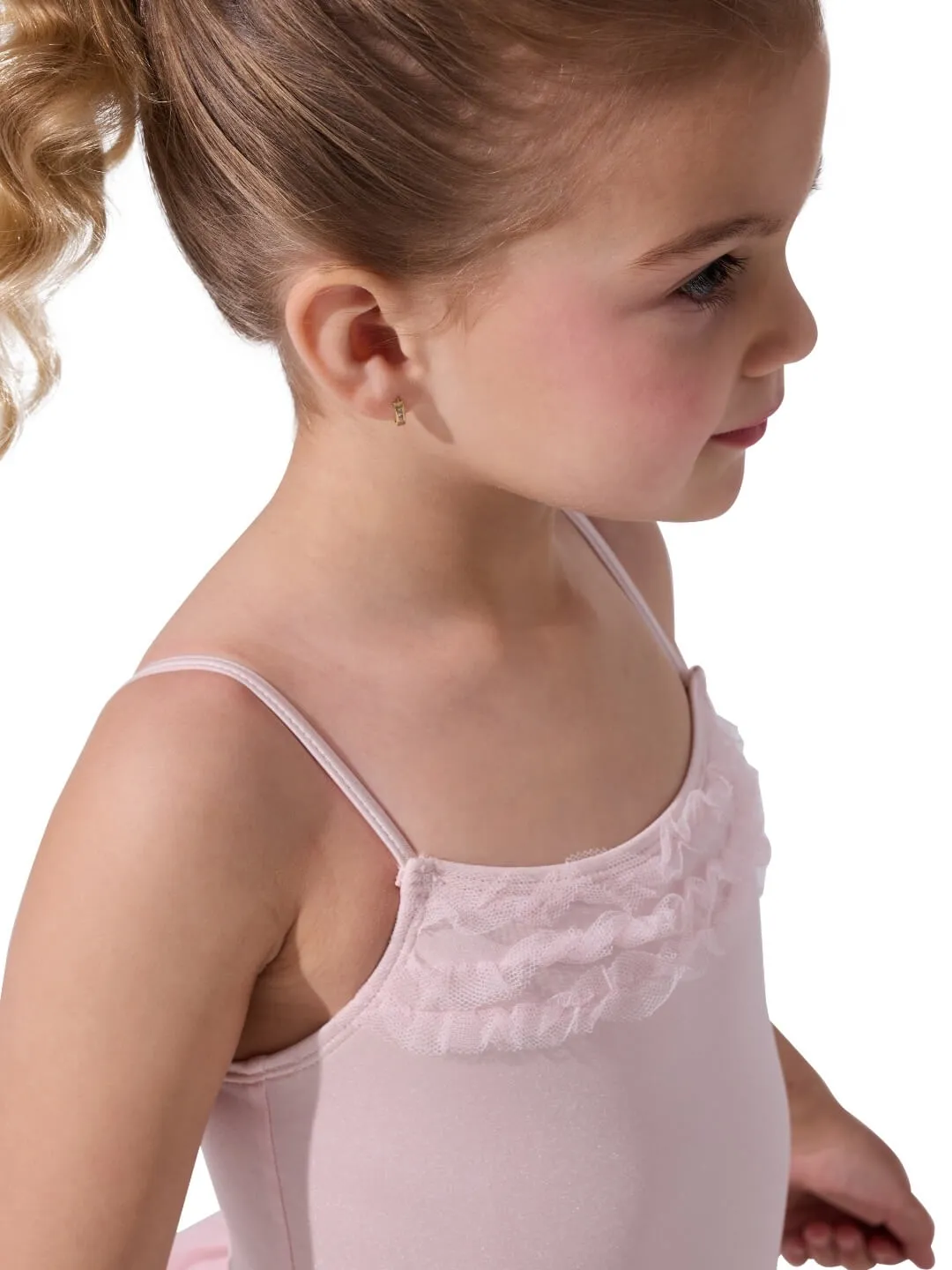 Capezio 11307C Ruffle Yoke Tutukleid Ballett Rosa