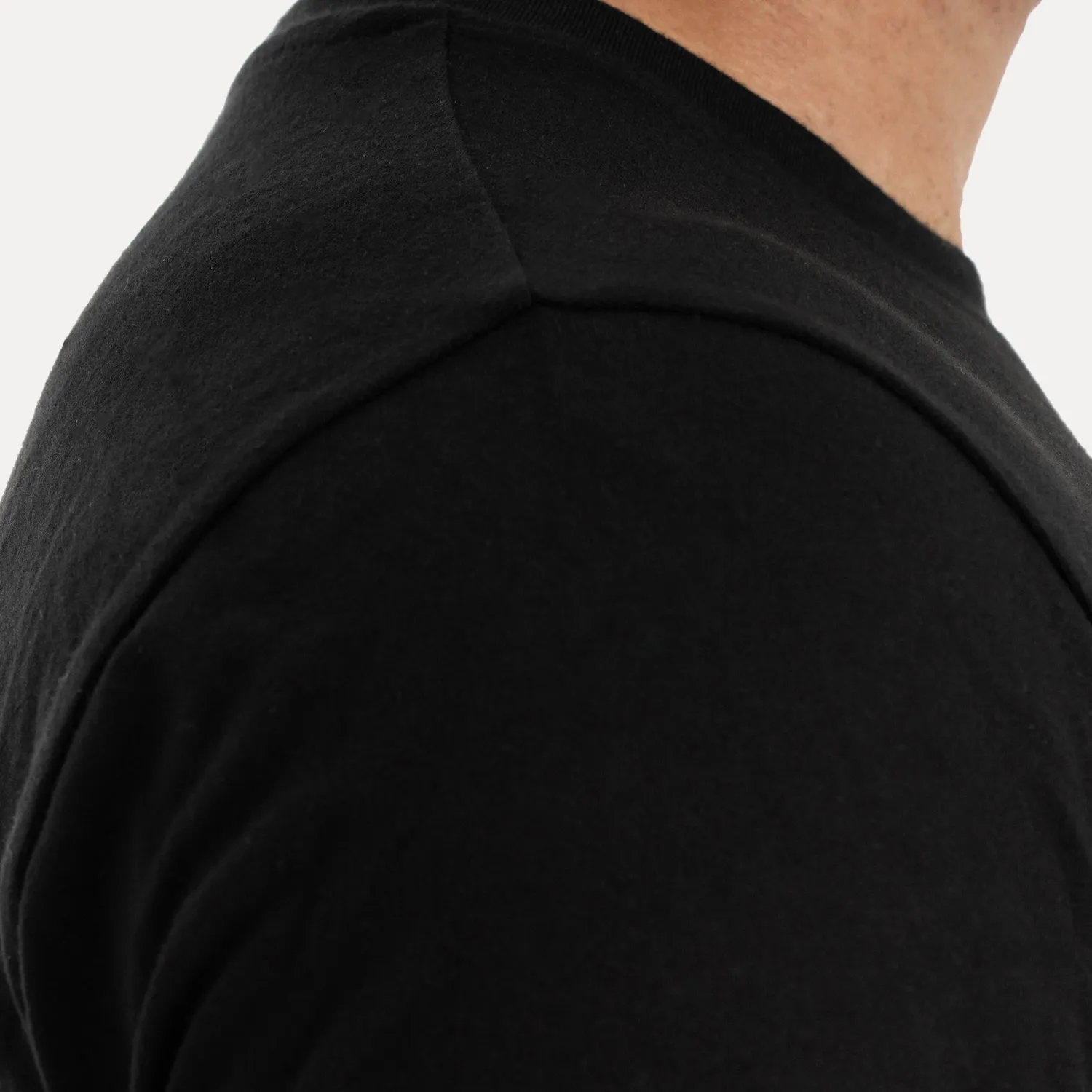 Smilodox Basic Norven T-Shirt Herren Schwarz Regular Fit