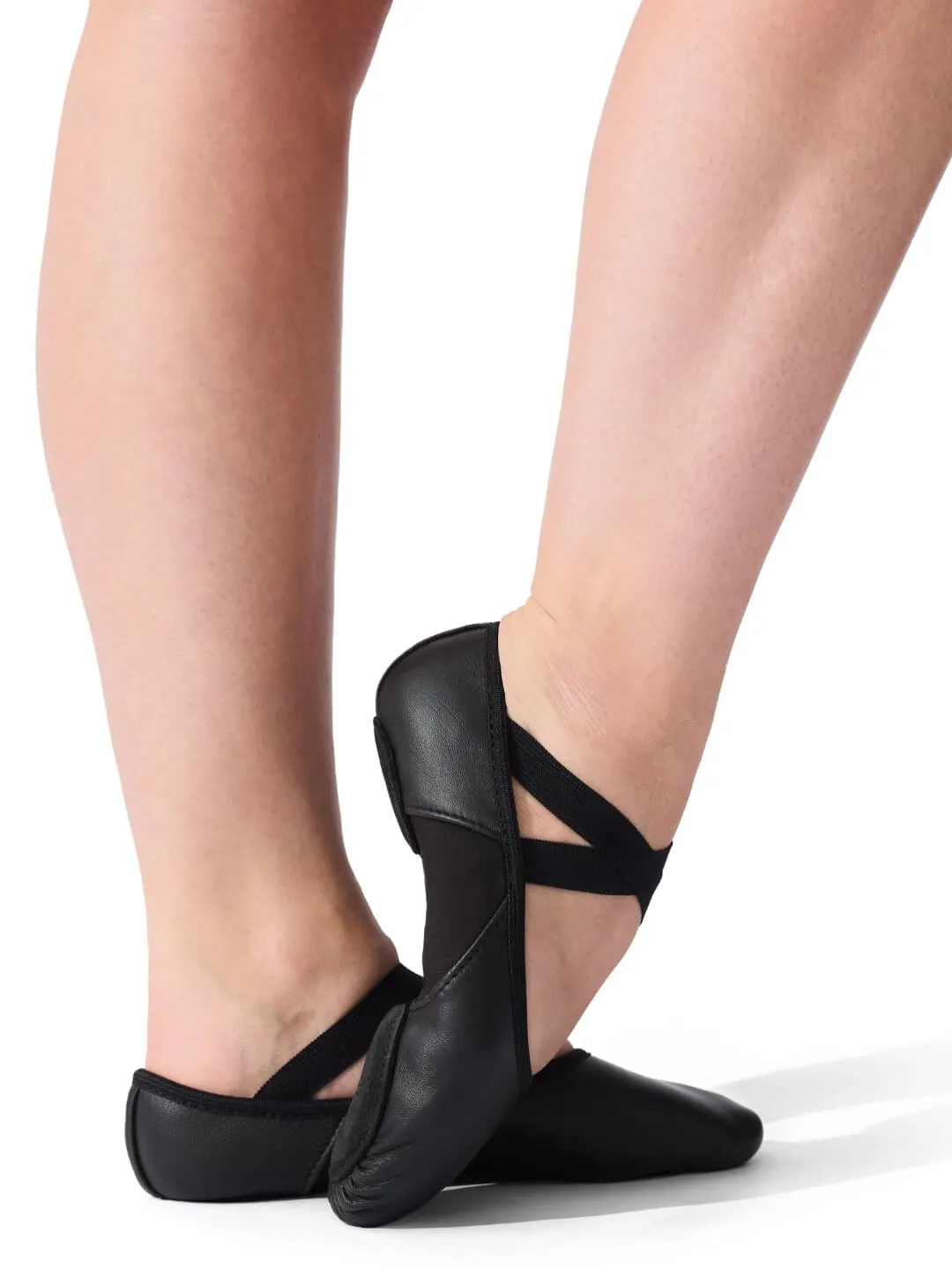 Capezio Hanami 2038W Ballettschläppchen Schwarz Leder