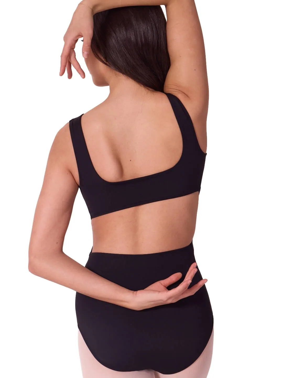 Capezio Soft Elegance EL104W Body Schwarz Twist