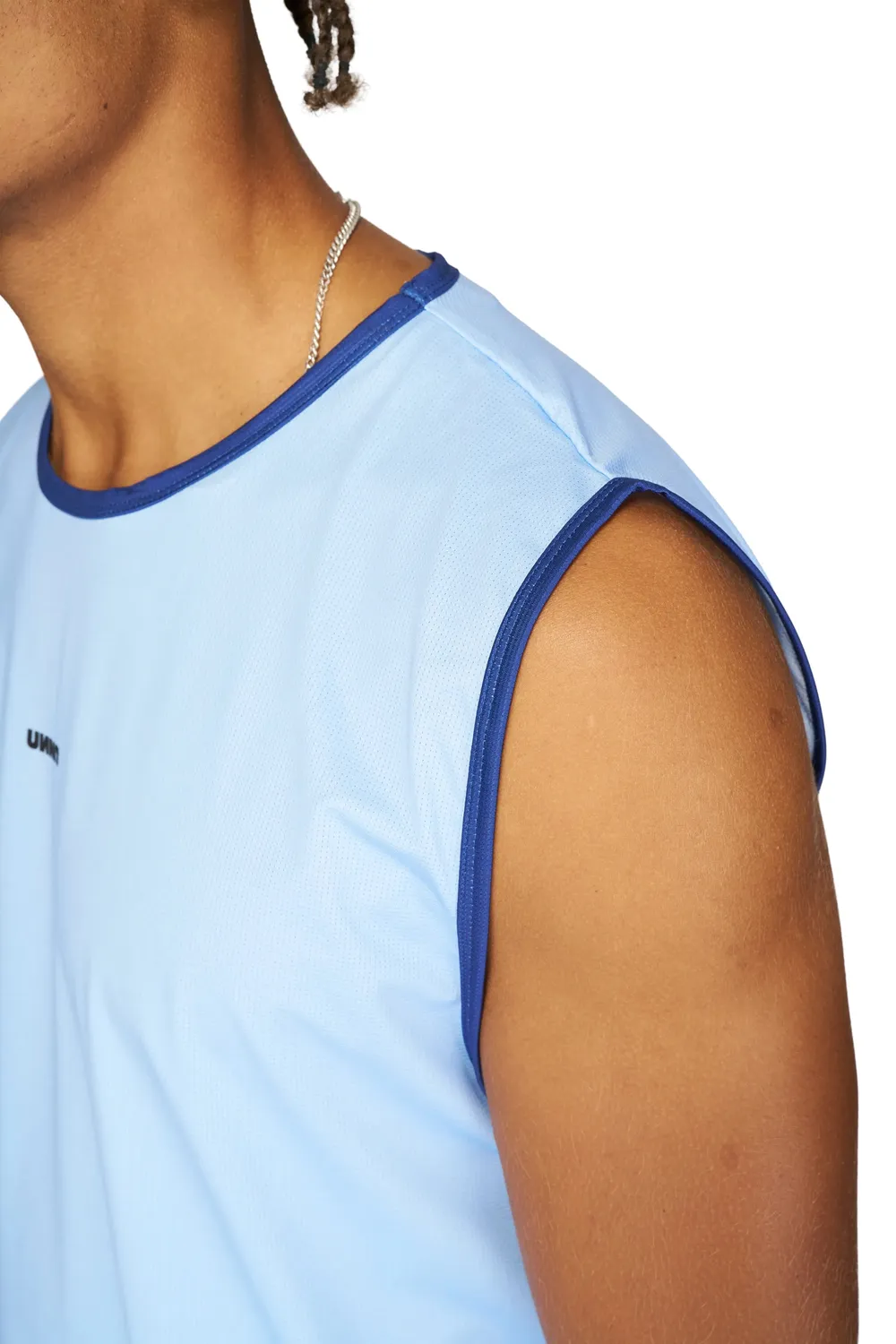 UNNA Light Tank Tanktop Herren Serenity Blue elastisch