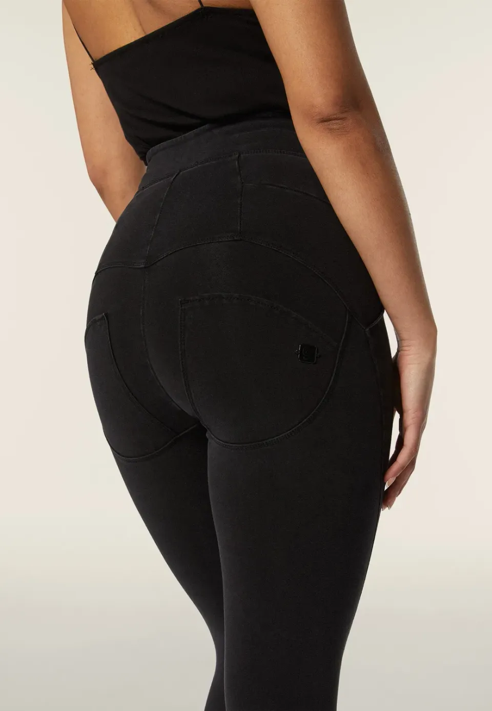 Freddy WR.UP Jeggings 7/8 Dark Jeans-Yellow Seam Push-up