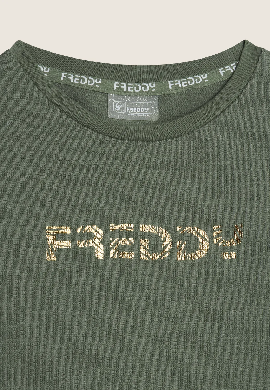 Freddy Mädchen Sweatshirt Baumwolle Militärgrün