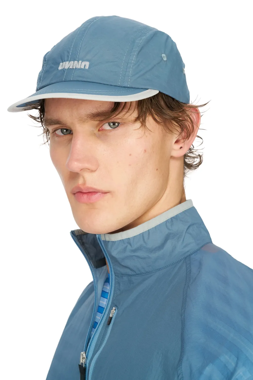 UNNA Smiles Run Cap Laufcap Dove Blue wasserabweisend