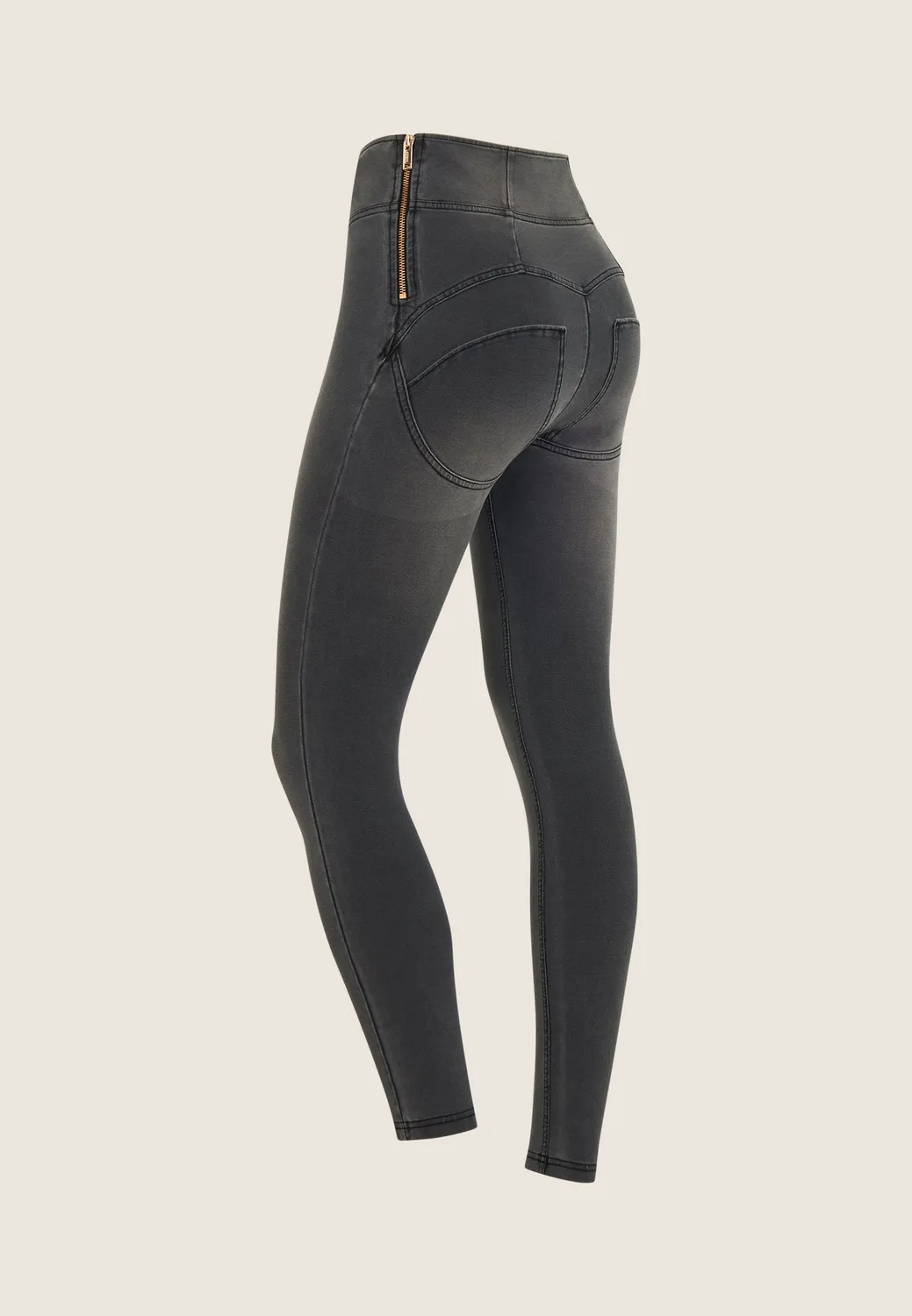 Freddy WR.UP Jeggings Damen High Waist Denim Grau