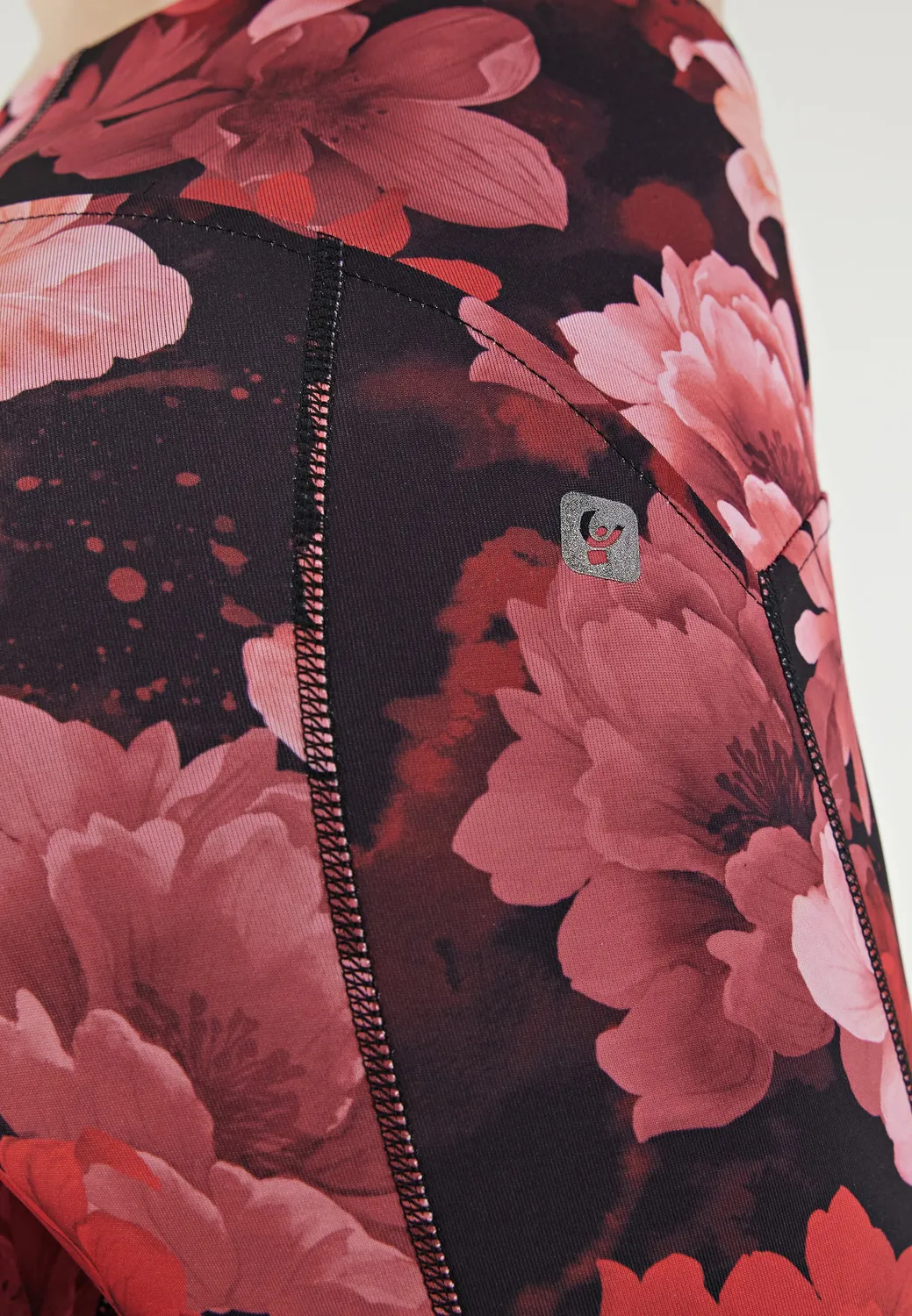 Freddy SuperFit Leggings Allover Flower 7/8 blickdicht
