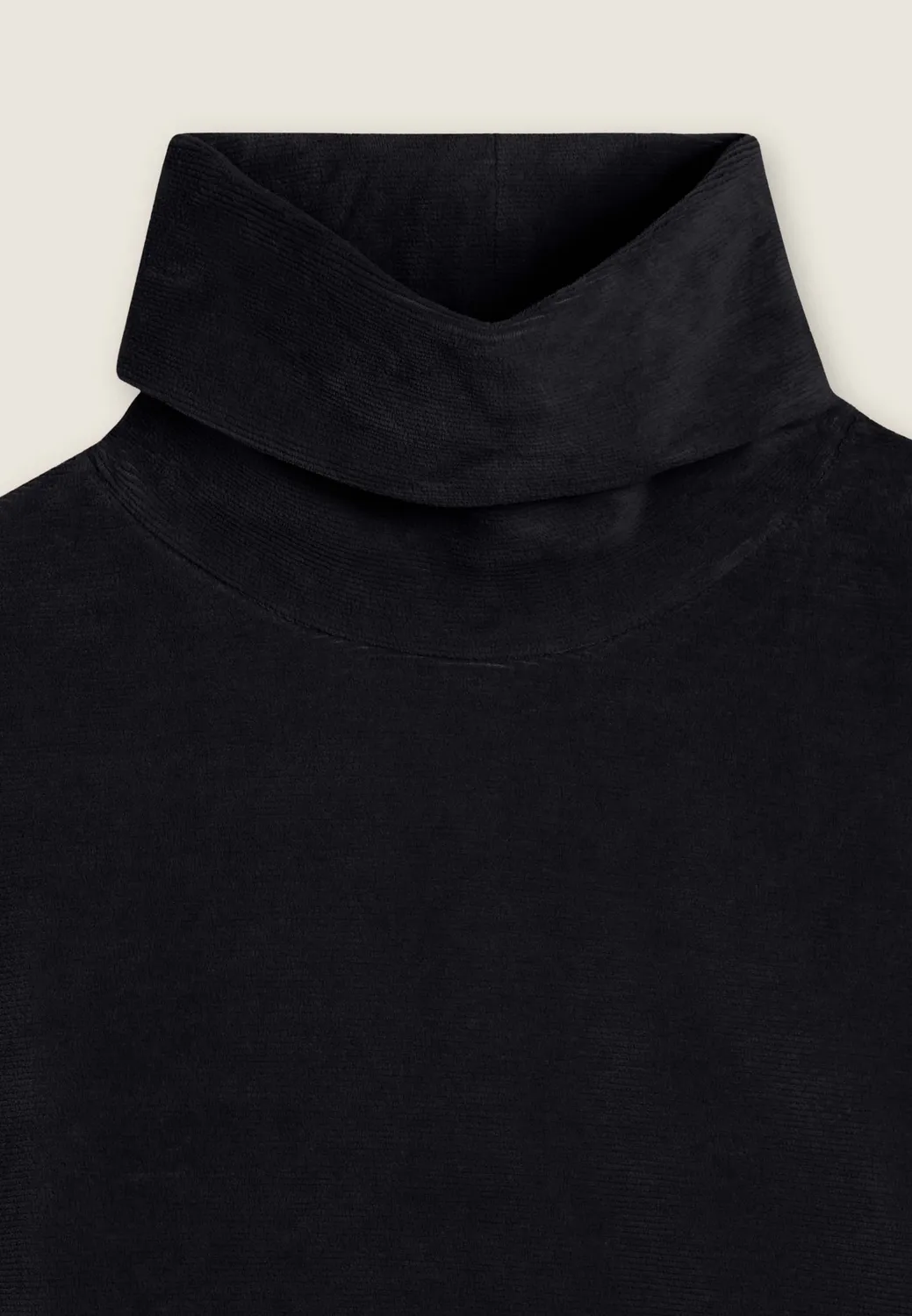 Freddy Damen Sweatshirt Chenille Stehkragen Saphir gestreift