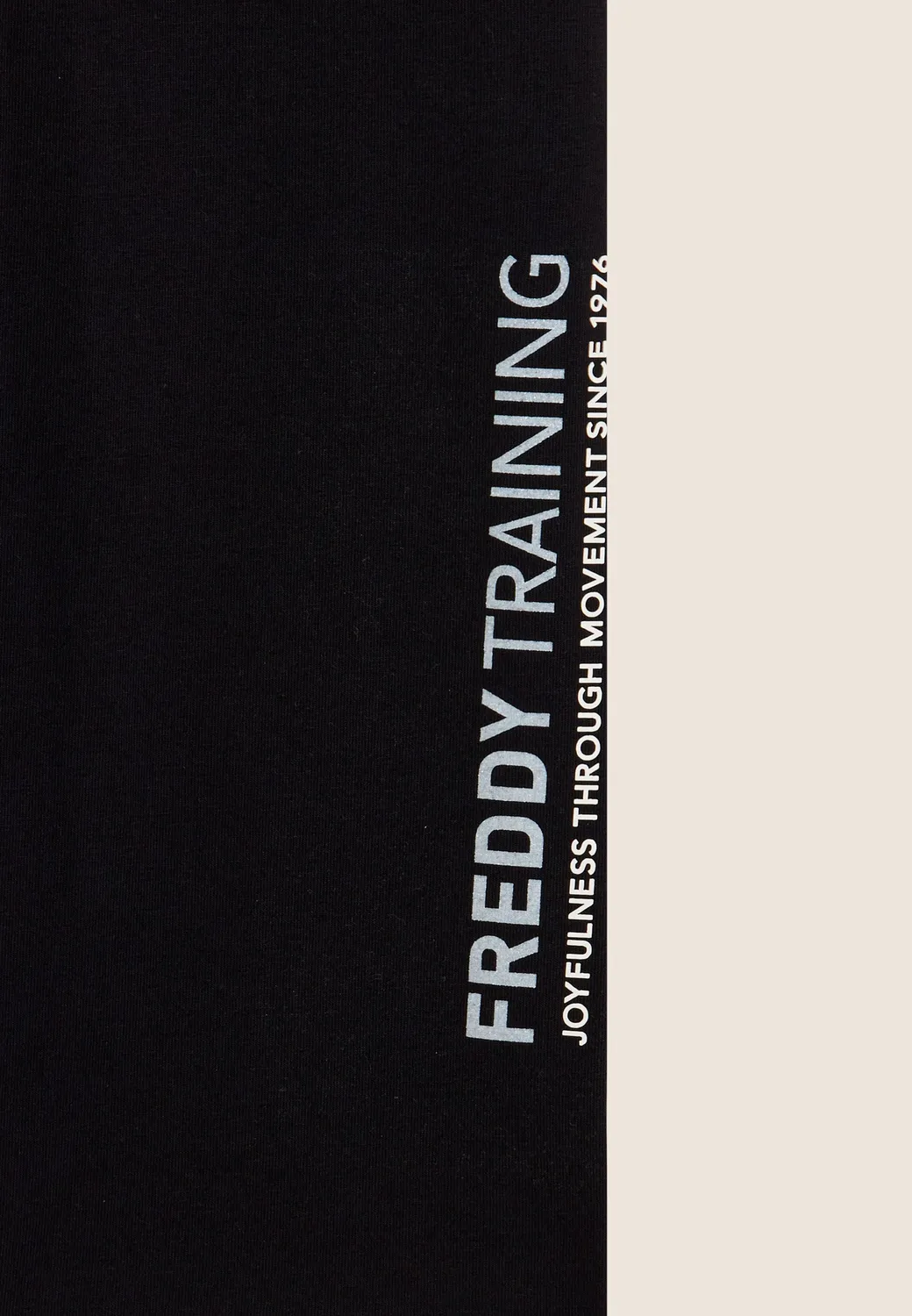 Freddy Leggings Corsaro Glitzer-Logo Dark Sapphire