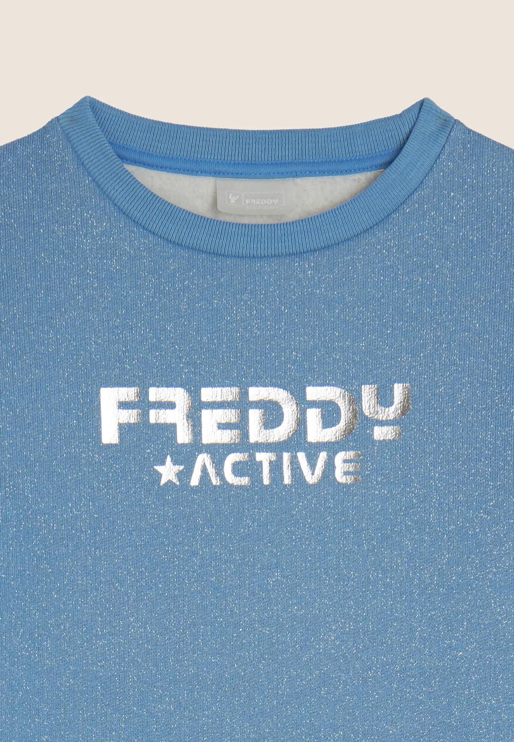 Freddy Maxi Sweatshirt Mädchen Blau Lurex