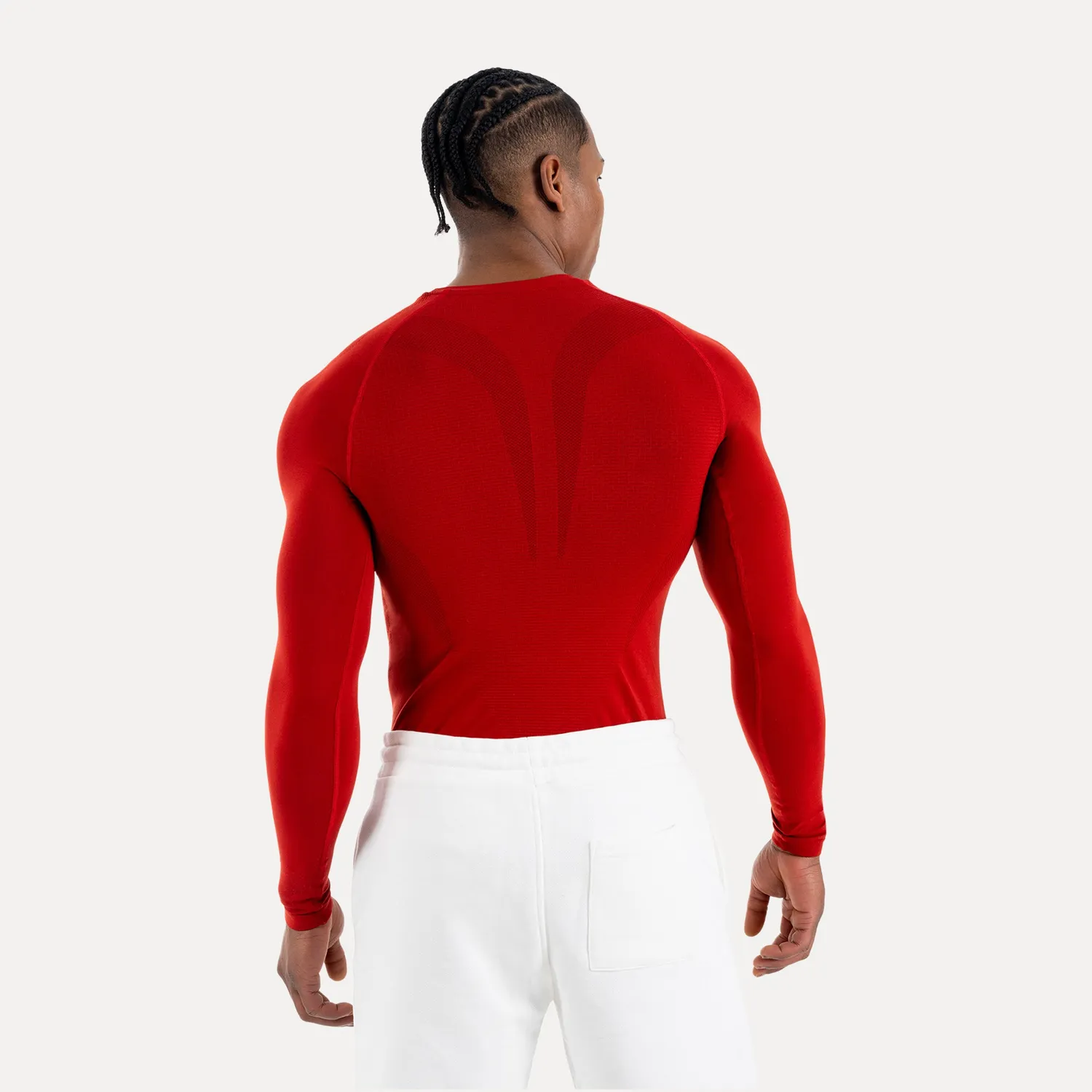 Smilodox Carnos Kompression Longsleeve Herren Schwarz Compression