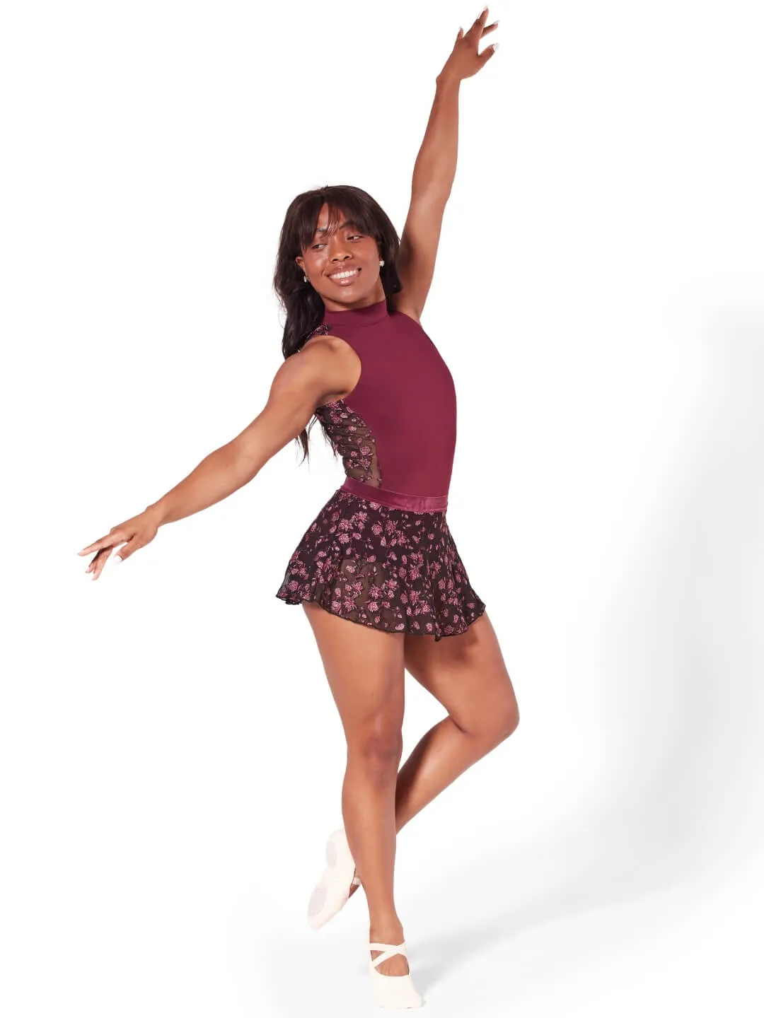 Capezio F12406W Enchant Tanzrock Schwarz