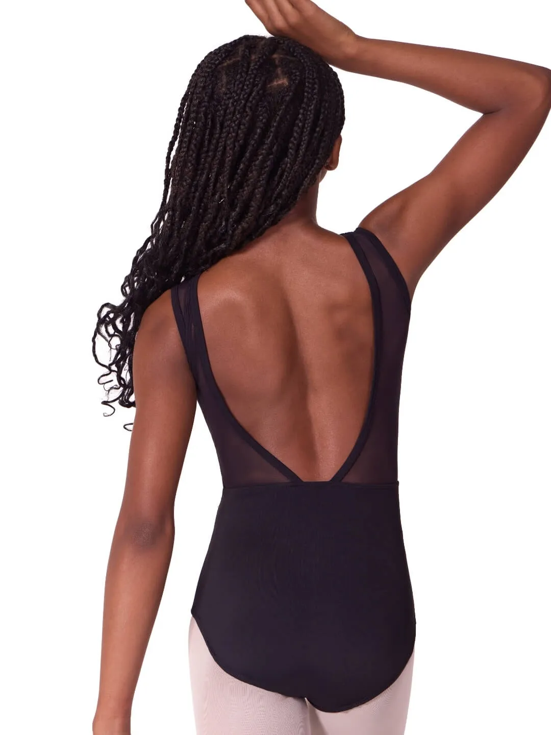 Capezio Soft Elegance Ballettanzug Schwarz Asymmetrisch
