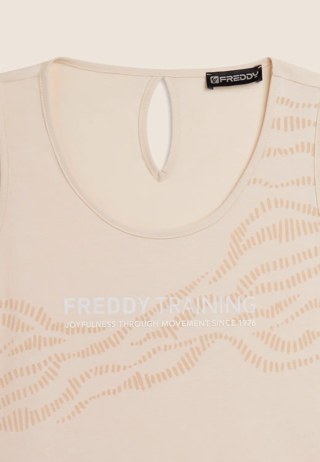 Freddy Training Cut-Out Tank Top Baumwolle Dark Sapphire