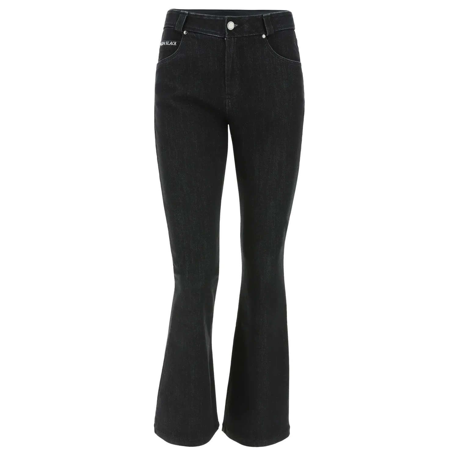 Freddy Black Jeans Flare Cropped Schwarz Stretch