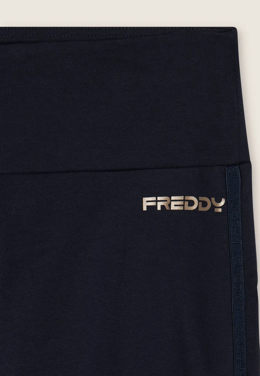Freddy Leggings Bande Logate Vita Alta Nero angeraut
