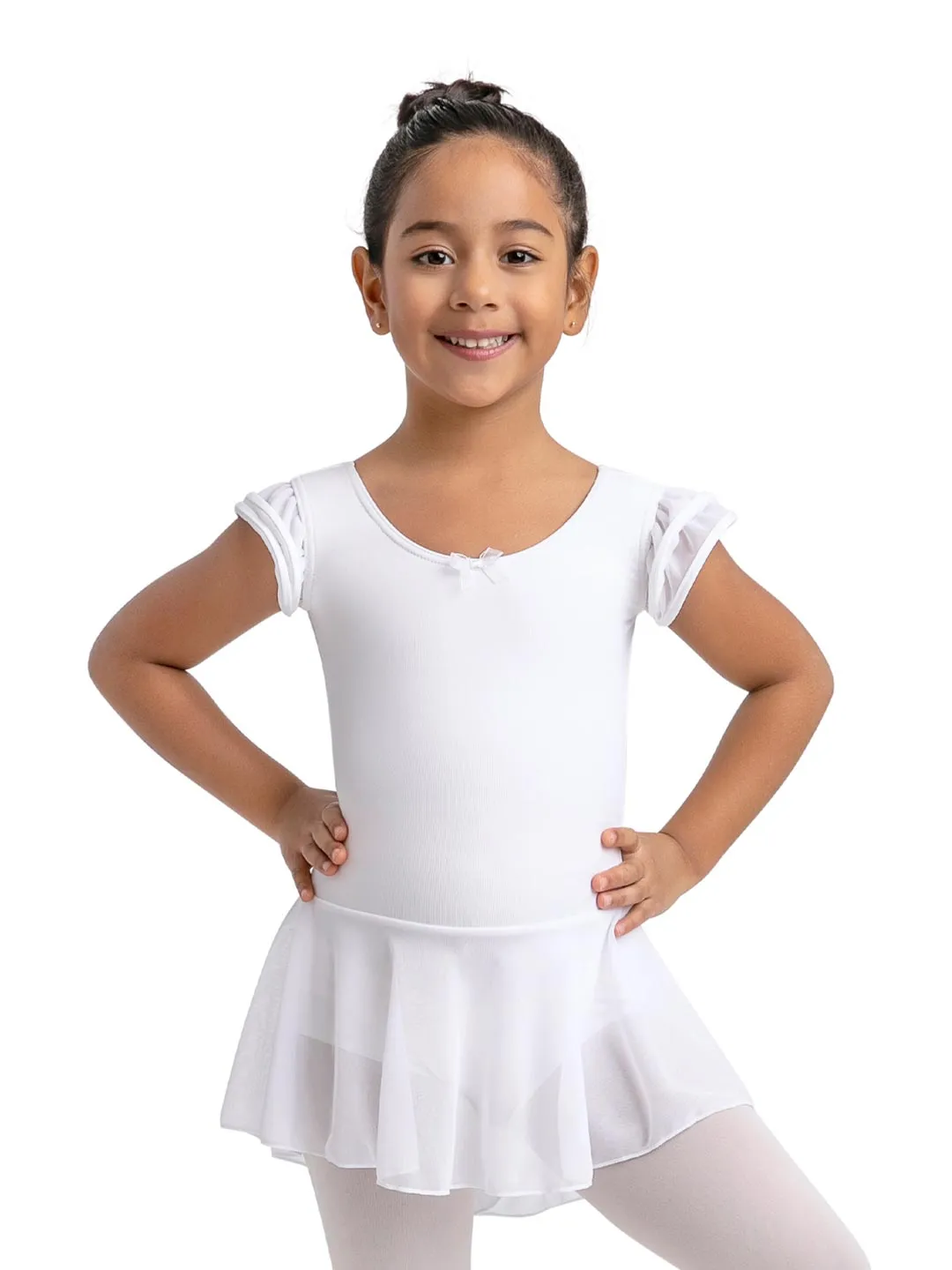 Capezio Children's Collection 11882CD Ballettkleid Schwarz Flatterärmel