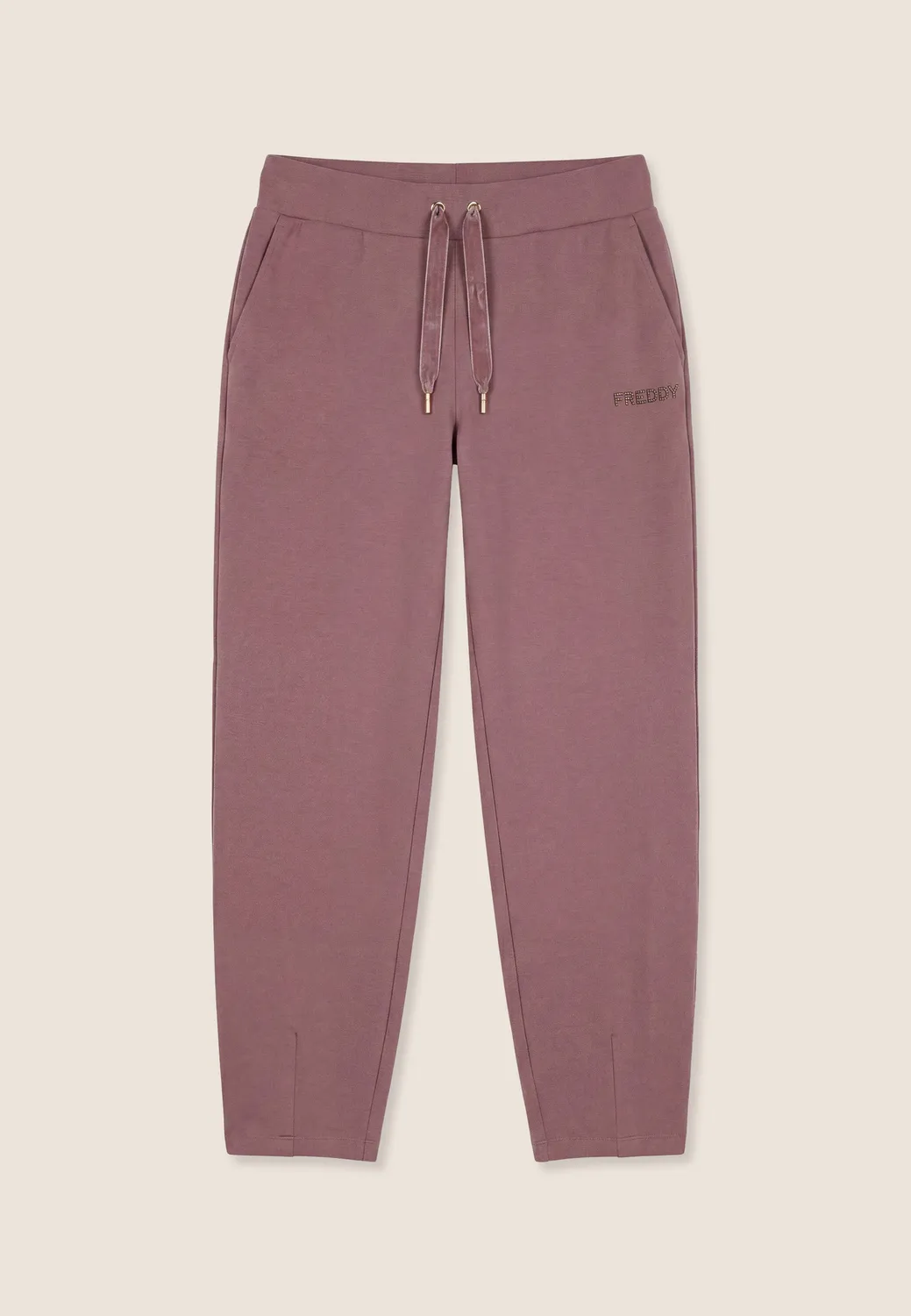 Freddy Damen Sporthose Carrot Fit Schwarz weich