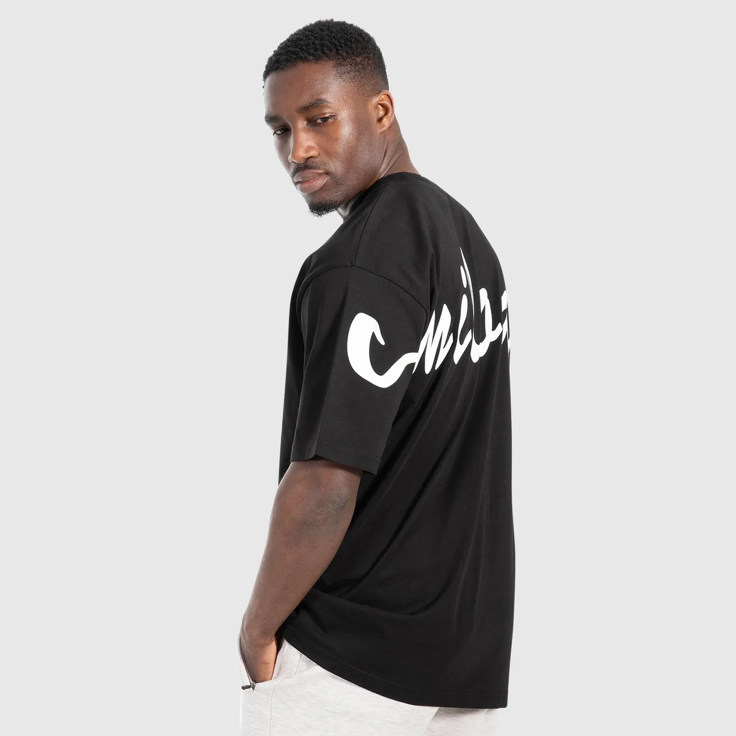 Smilodox Carnos Liquid Brail T-Shirt Schwarz Oversize