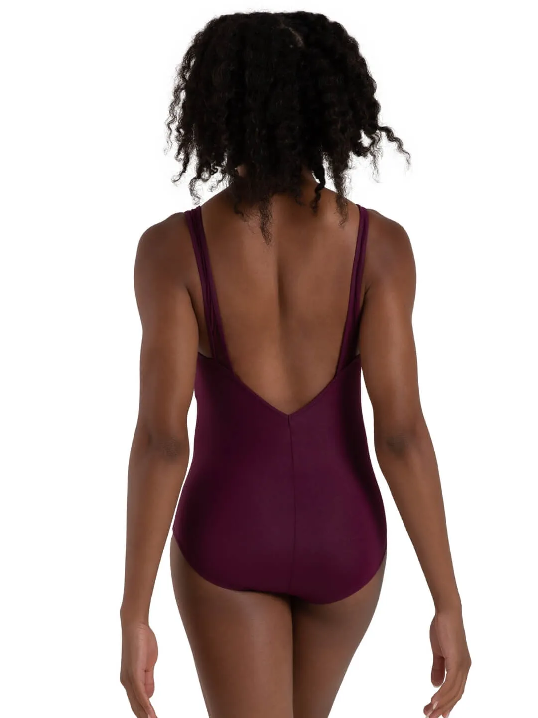 Capezio Curved Rhythm Luisa 12260W Ballettanzug Schwarz Mesh