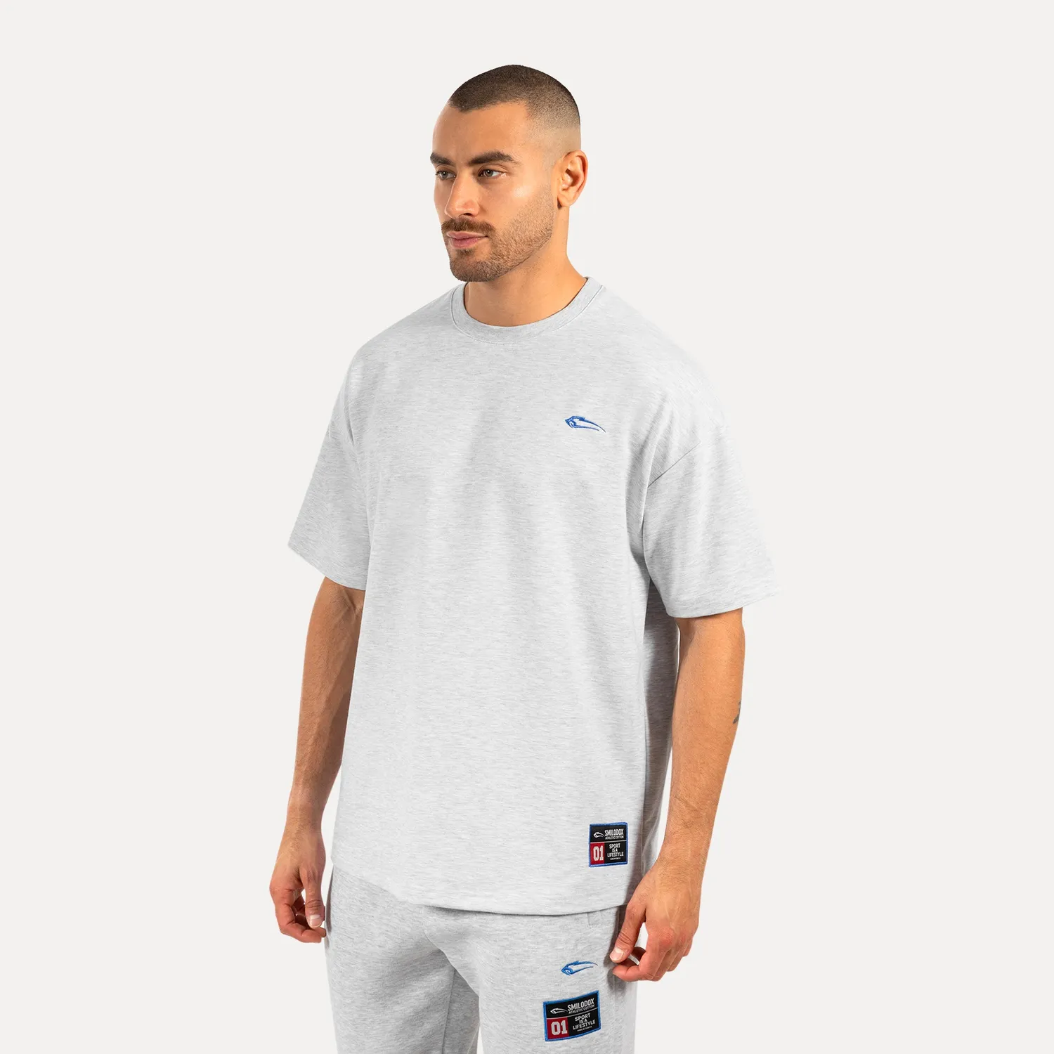 Smilodox Lunara Rayk T-Shirt Herren Schwarz Oversize