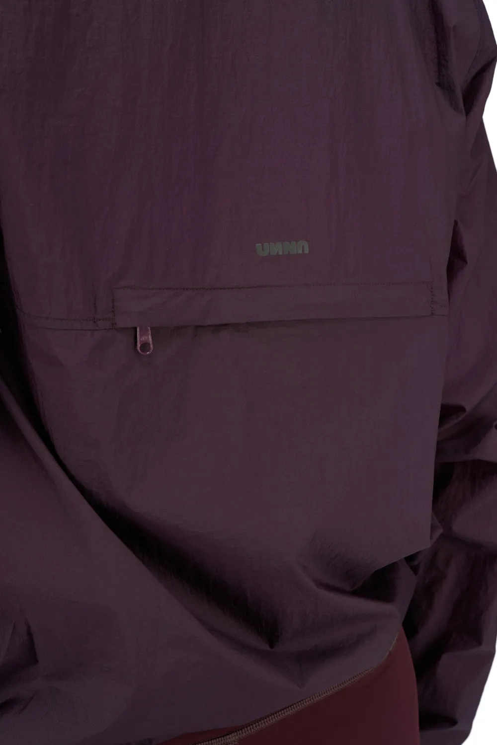 UNNA Smiles Run Jacket W Laufjacke Aubergine winddicht